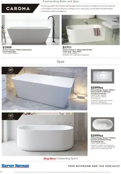 Preview of Harvey Norman catalogue - valid from 09/09/2026 | Page: 14 | Products: Bath, Water, Accessories, Lighting