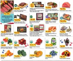 Preview of Fresh Thyme weekly ads valid from 09/02/2026 | Page: 4 | Products: Shrimp, Pork, Steak, Salmon