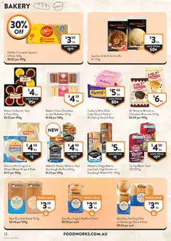 Preview of Foodworks catalogue  - valid from 20.05.2026 | Page: 12 | Products: Bread, Pizza, Muffins, Bakery