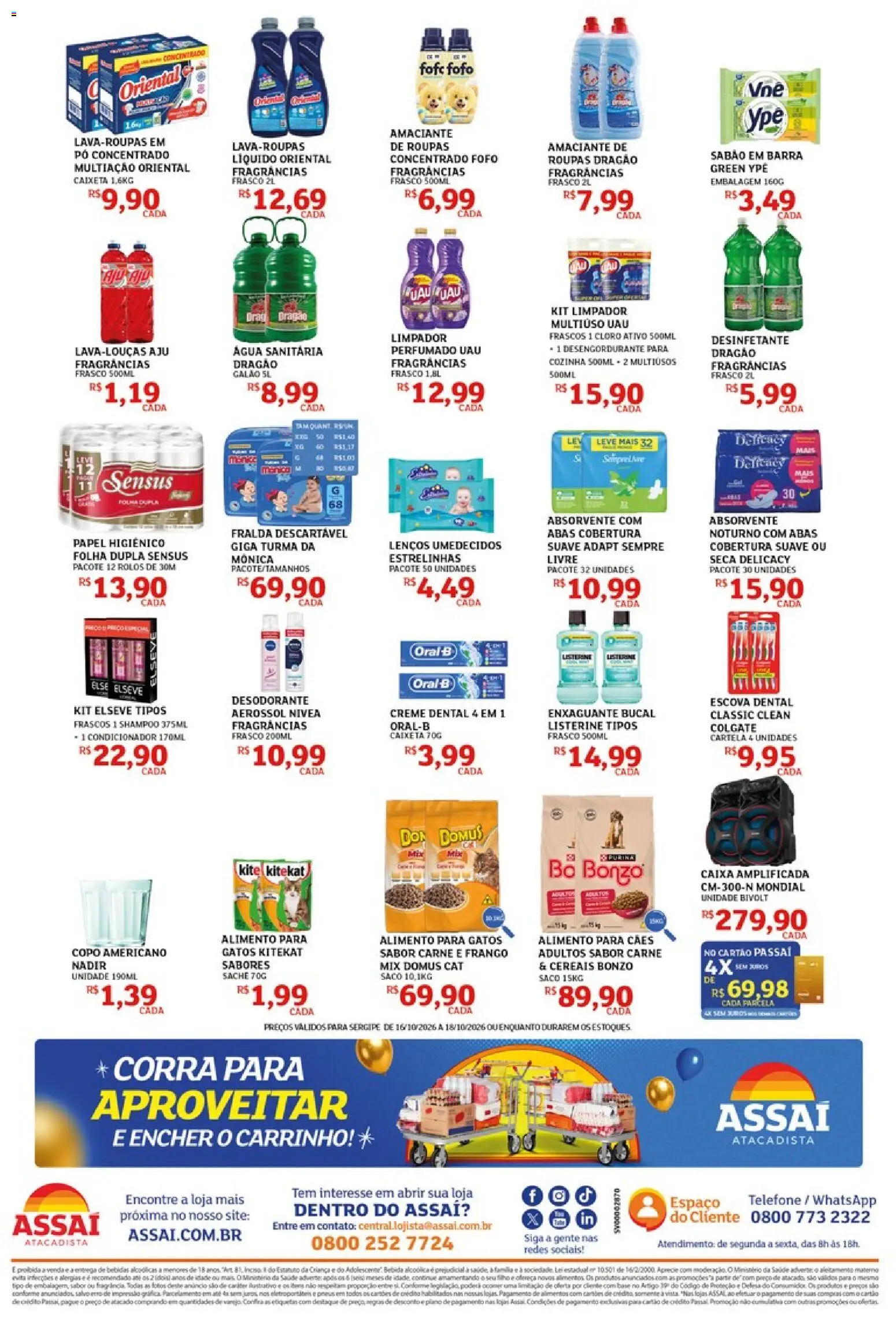 Assaí Atacadista Folheto - válido de 16/10/2026 | Página: 4