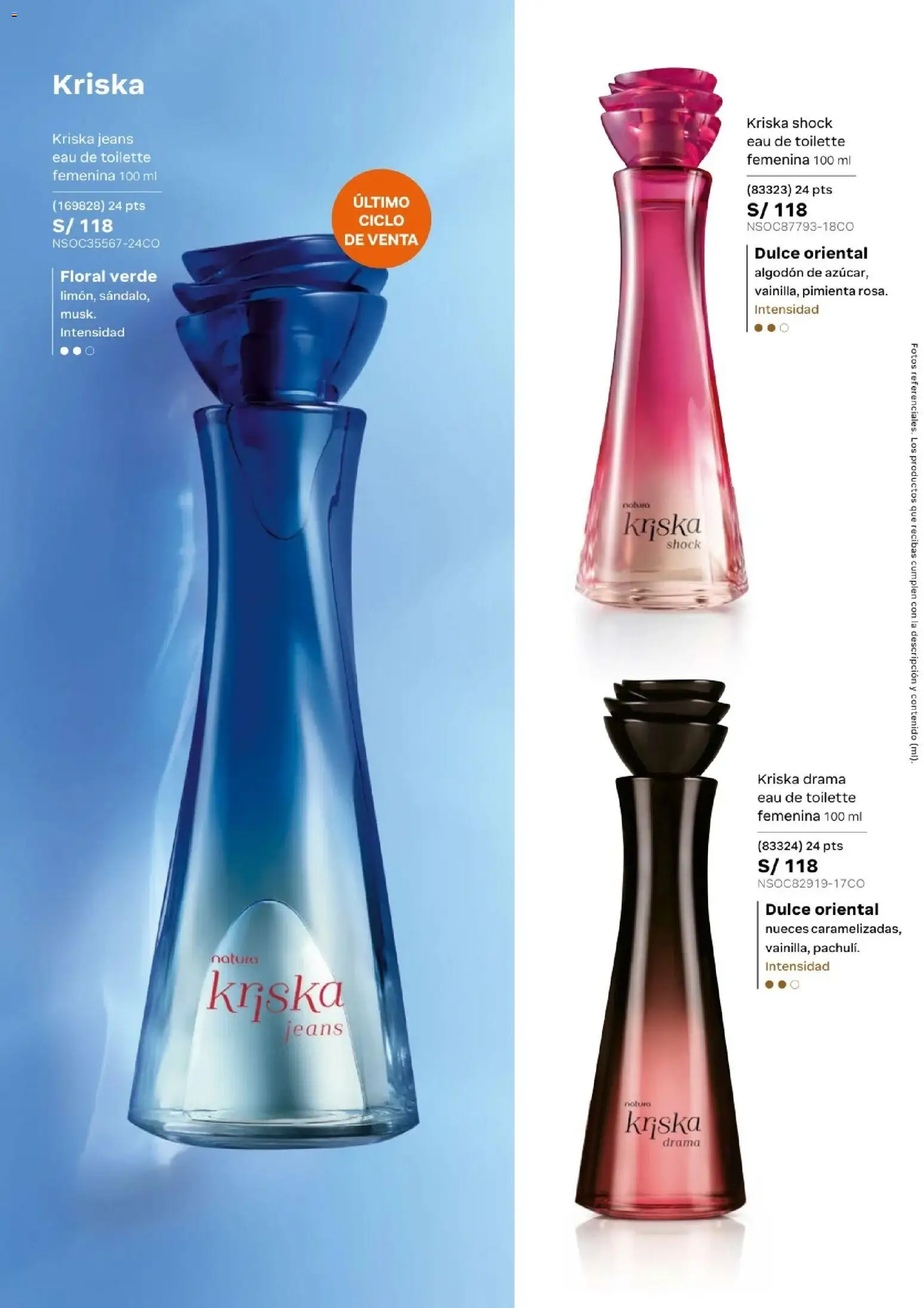 Catálogo Natura válido desde 05.05.2026 | Página: 57 | Productos: Nueces, Jeans, EAU de Toilette
