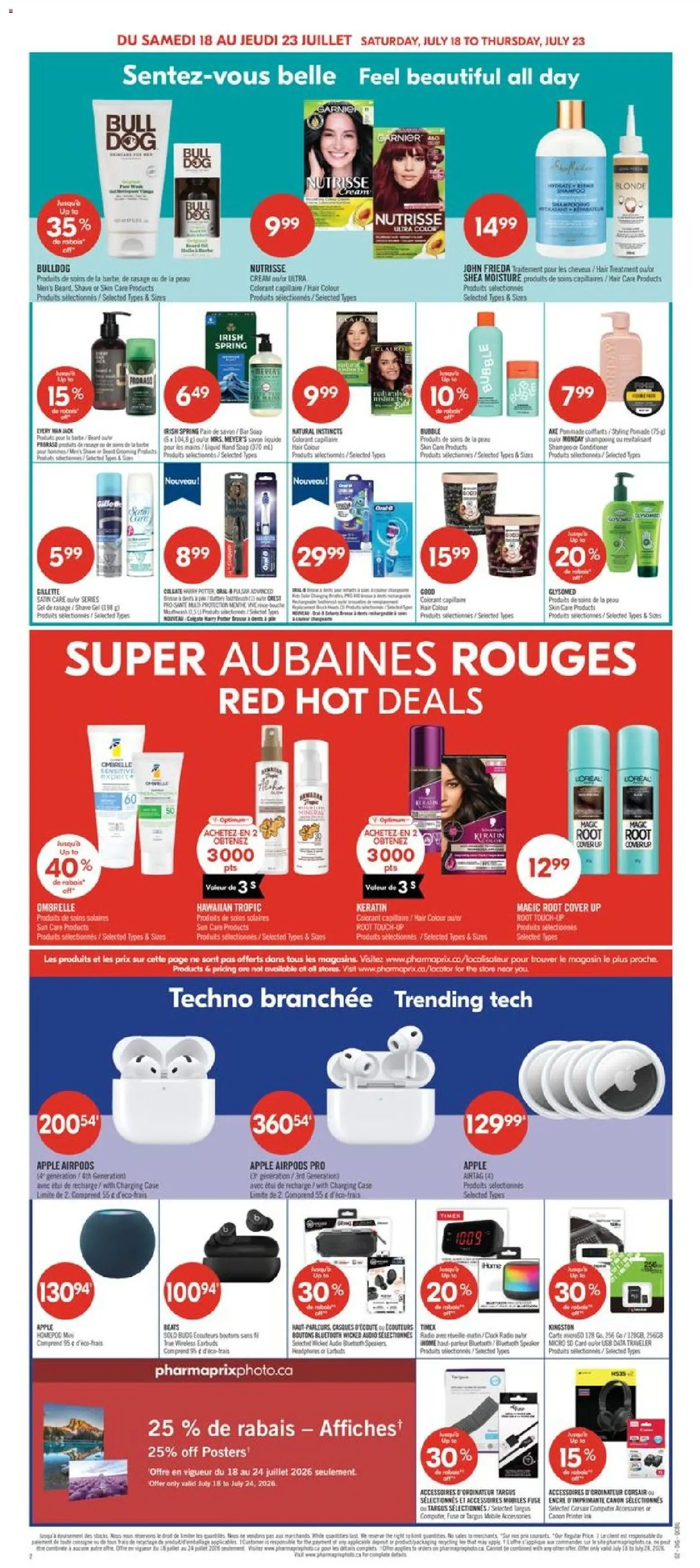 Pharmaprix flyer valid from Jul 17, 2026 | Page: 7