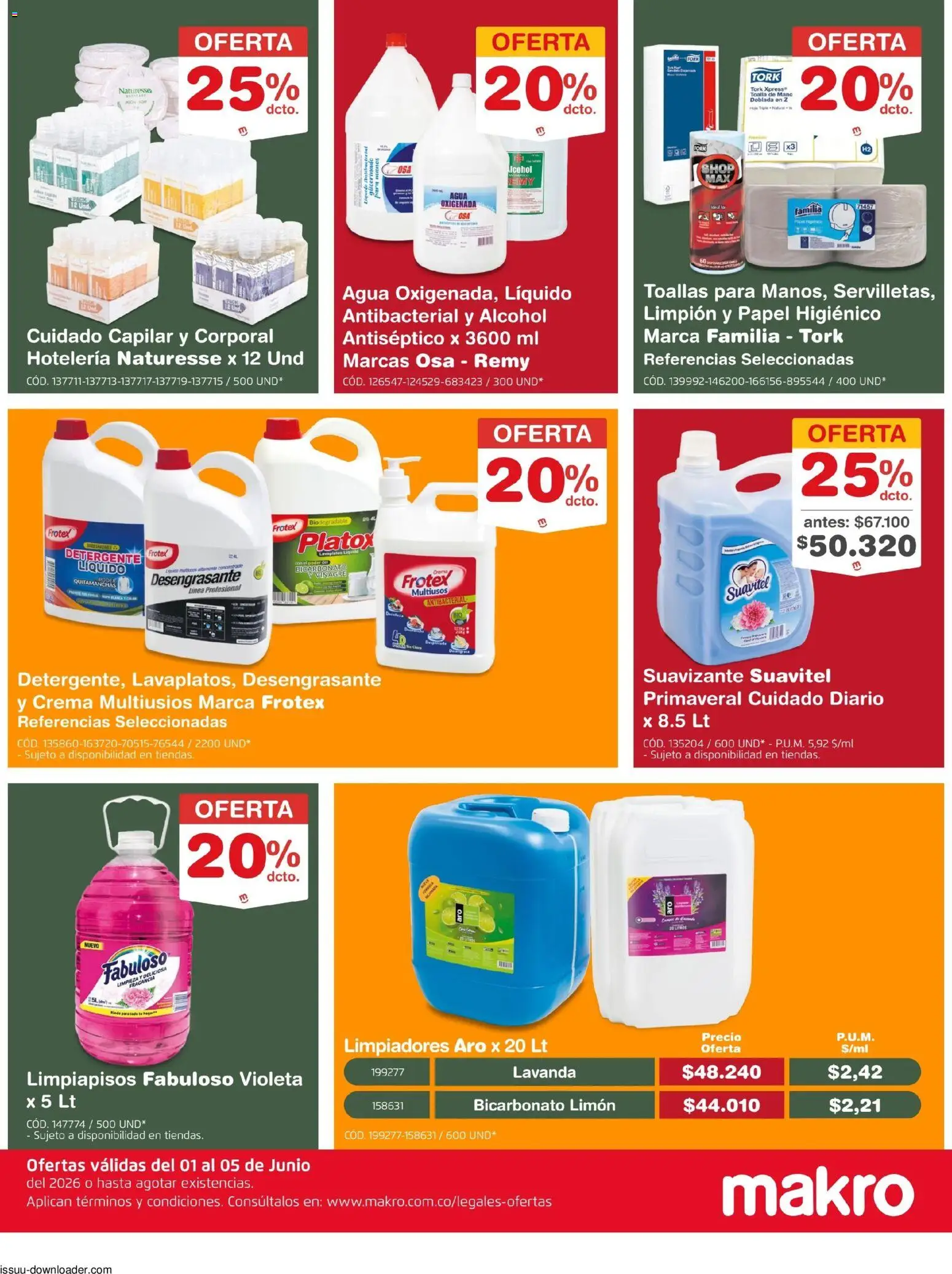 Makro revista - valida desde el 01.06.2026 | Página: 6 | Productos: Agua, Toalla, Toallas, Tintura