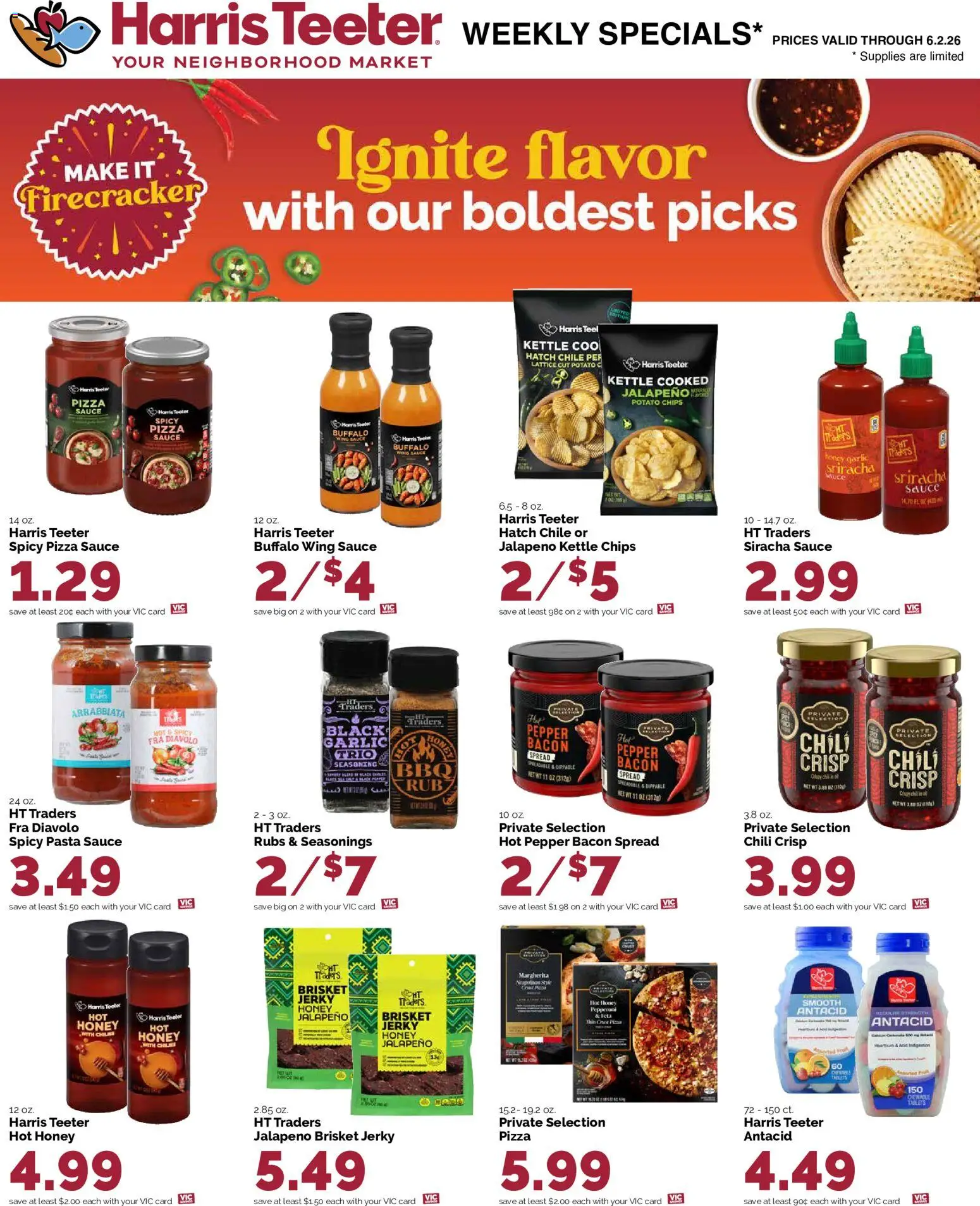 Harris Teeter Weekly Ad - NC - valid from 27.05.2026 | Page: 15 | Products: Hoe, Chips, Pepper, Kettle