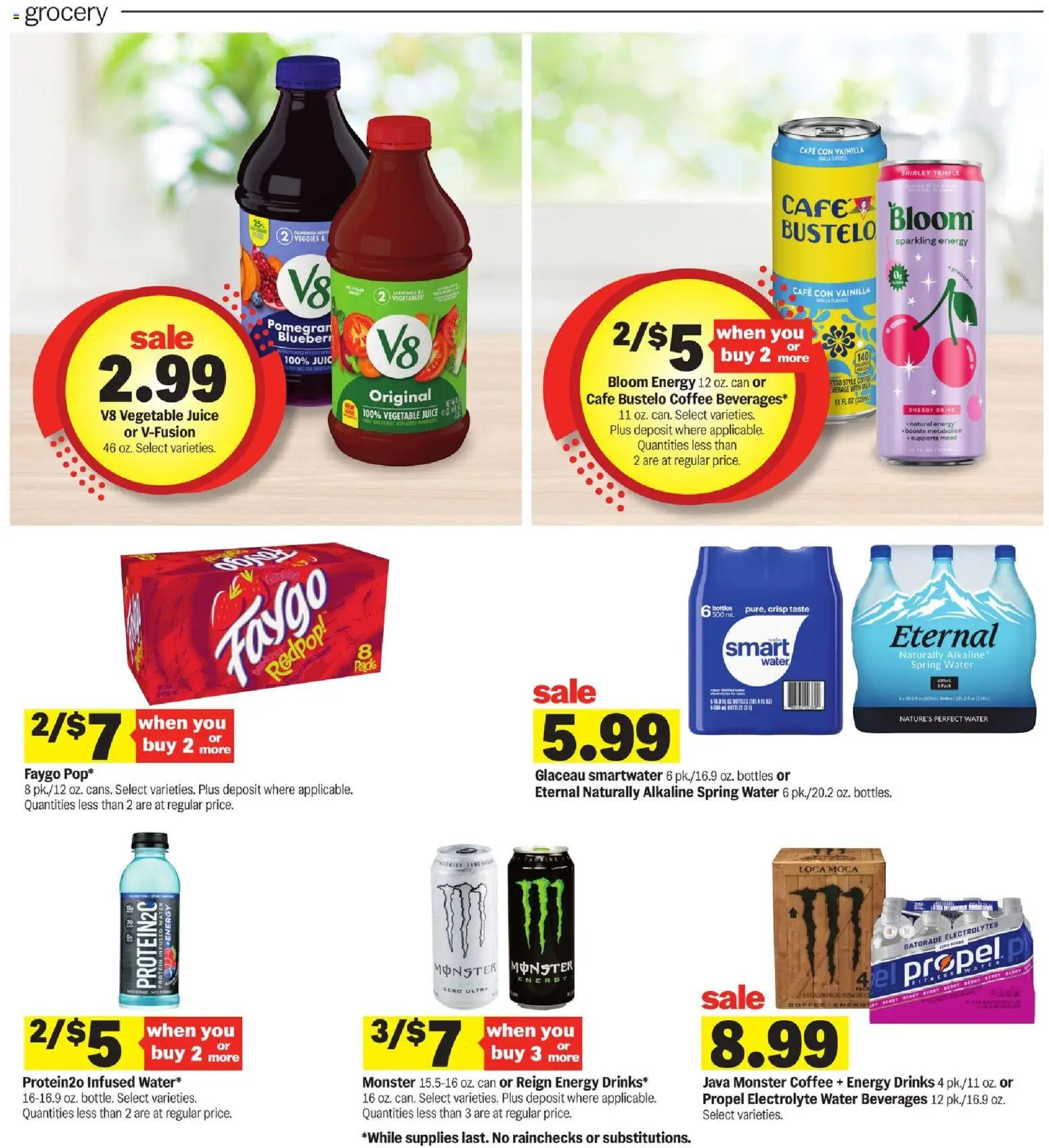 Meijer Weekly Ad - valid from 09/30/2026 | Page: 13 | Products: Beverages, Juice, Water, Energy drink