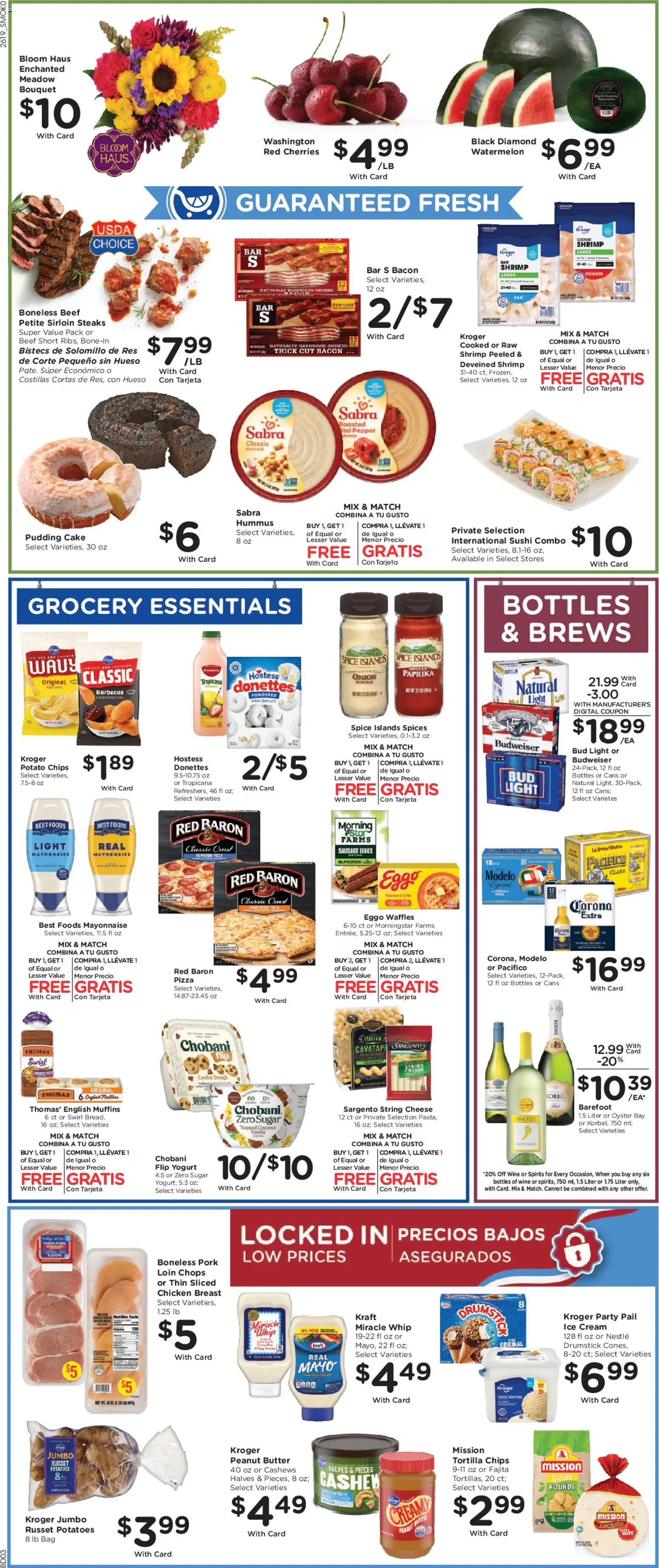 Smith's Weekly Ad - WY - valid from 10.06.2026 | Page: 7 | Products: Ice cream, Sausage, Watermelon, Bag