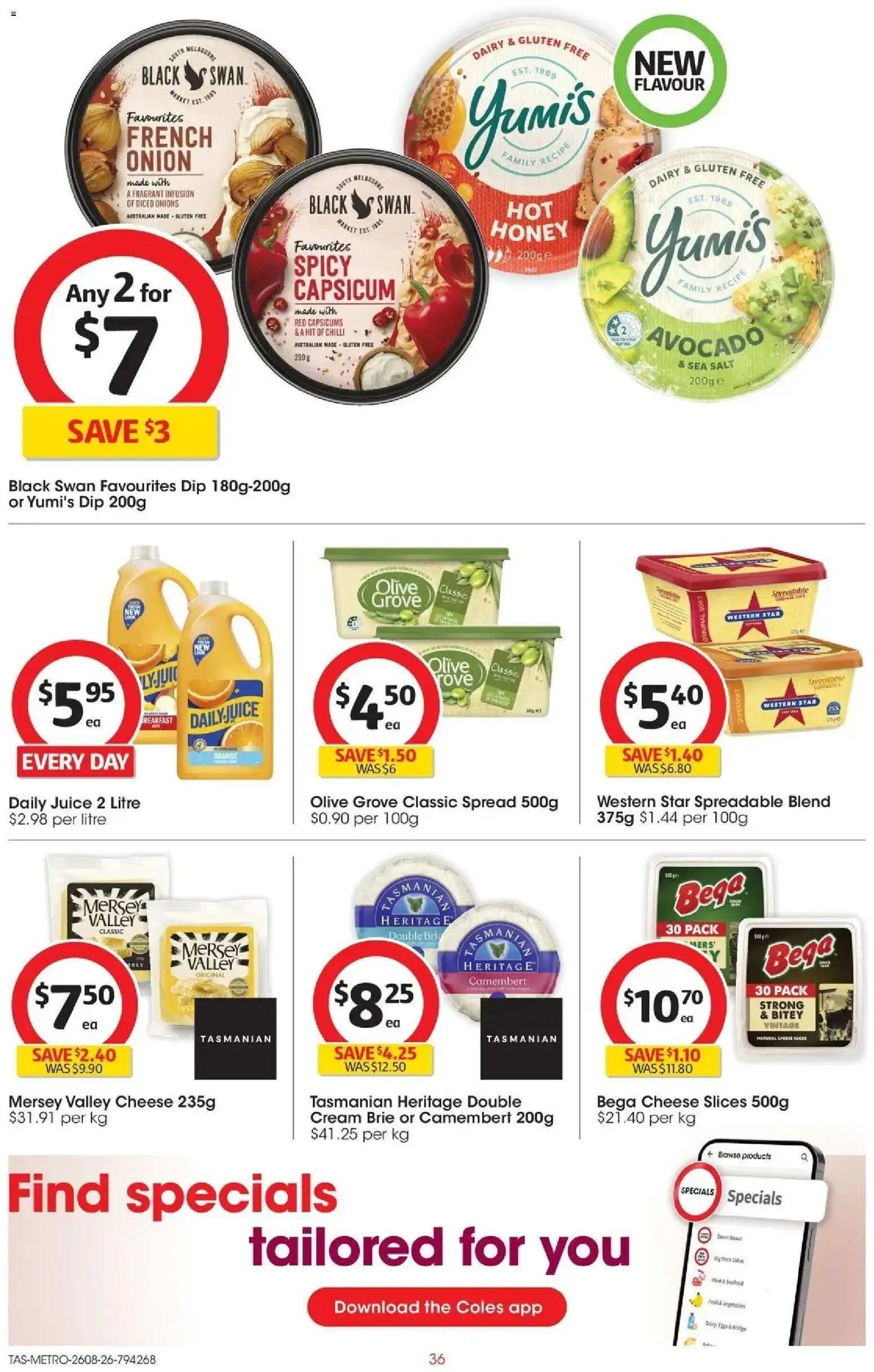 Coles catalogue - valid from 26/08/2026 | Page: 36 | Products: Capsicum, Juice, Vegetables, Chilli