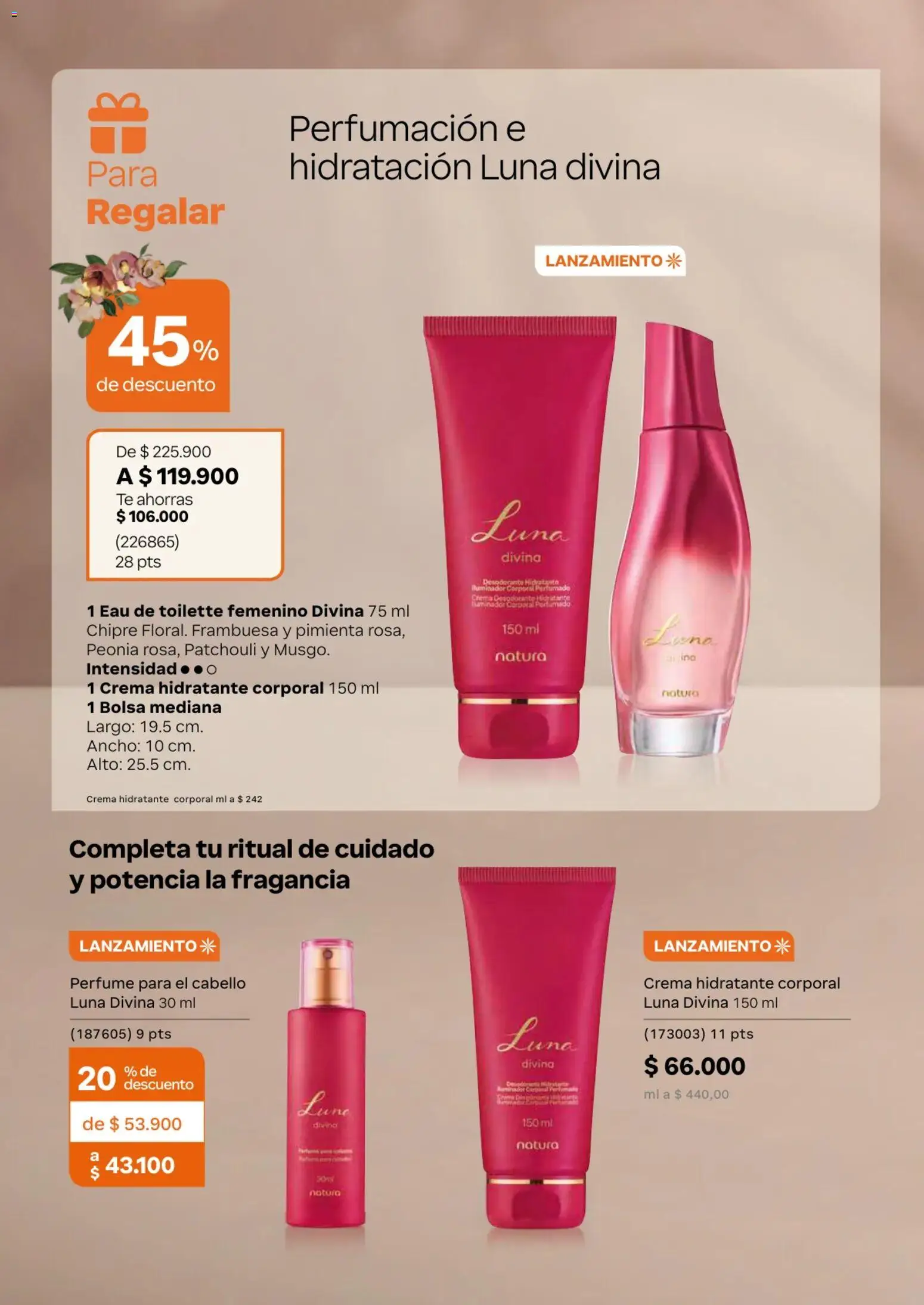Natura revista - valida desde el 01.04.2026 | Página: 58 | Productos: Pimienta, Crema, Bolsa, Fragancia