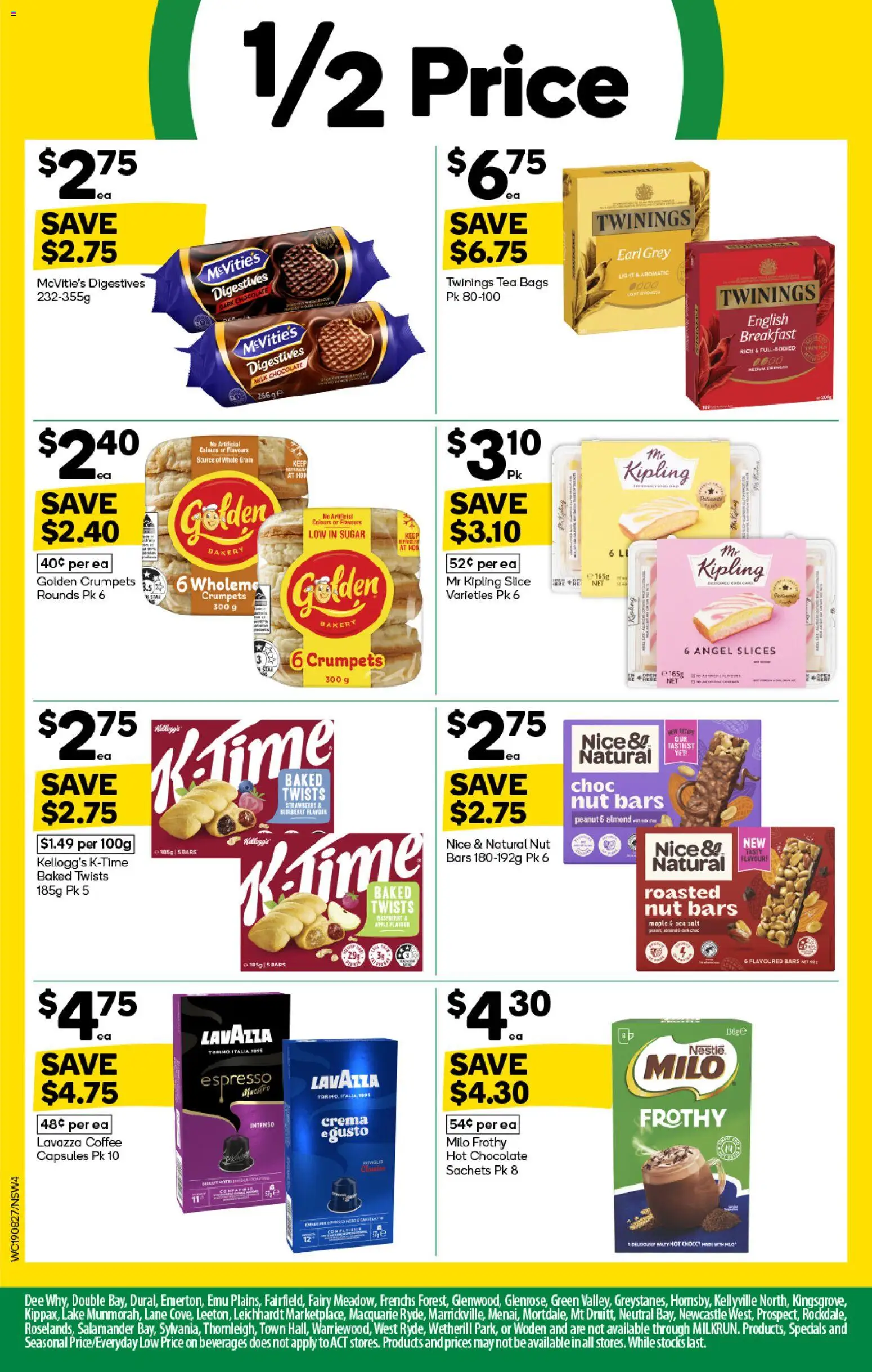 Woolworths catalogue - valid from 19/08/2026 | Page: 4 | Products: Light, Crumpets, Capsules, Sugar