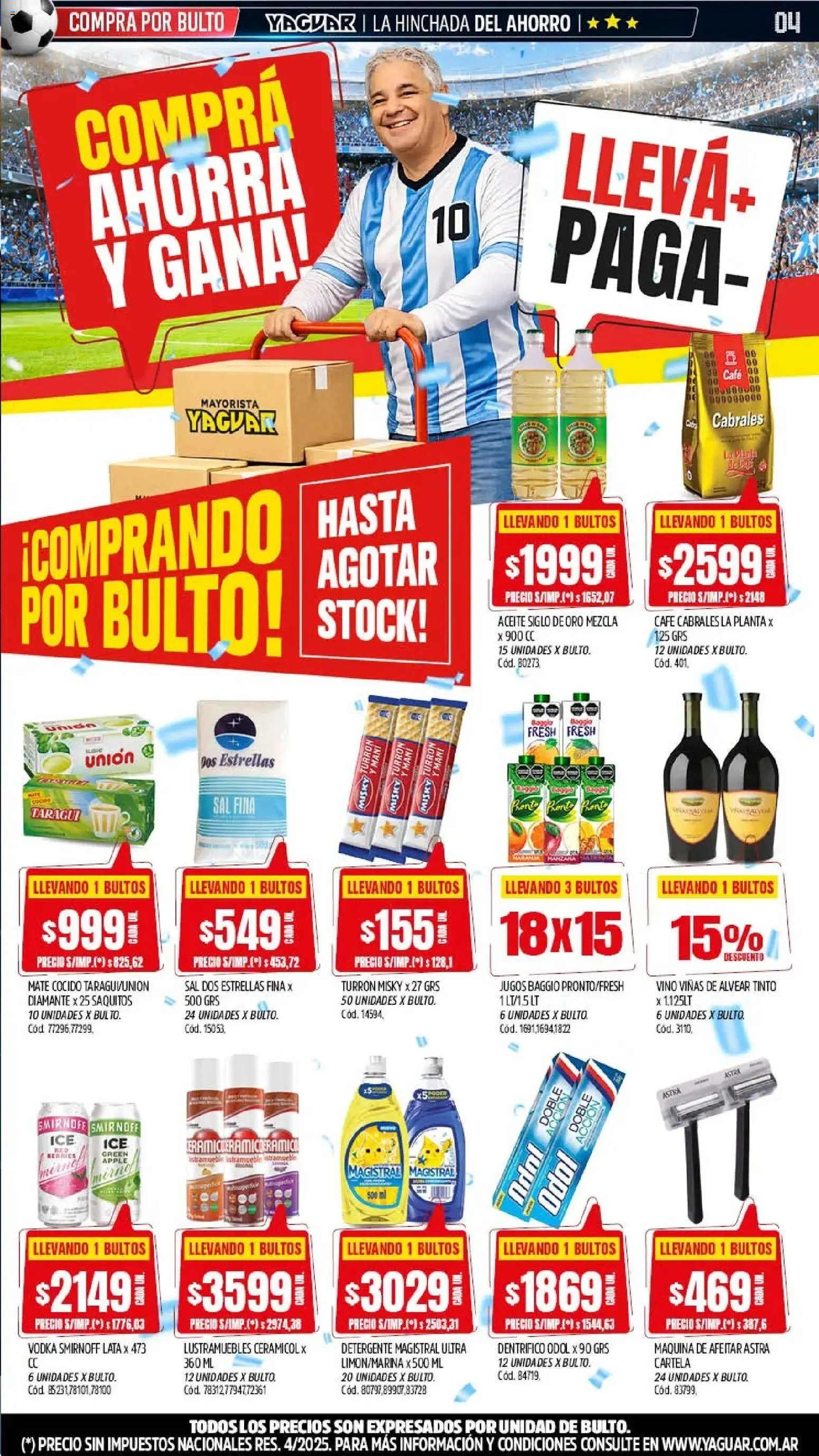 Yaguar - Oferta Semanal San Juan │ válido desde el 15.06.2026 | Página: 3 | Productos: Detergente, Café, Vino, Turrón