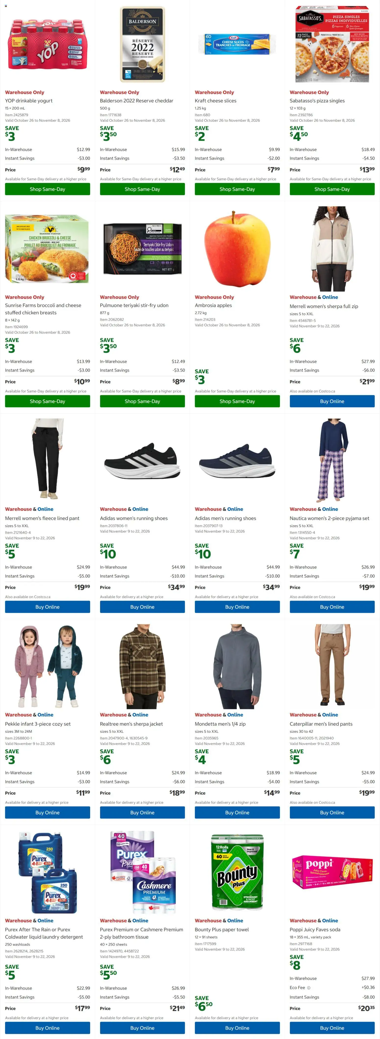 Costco flyer valid from Oct 26, 2026 | Page: 2