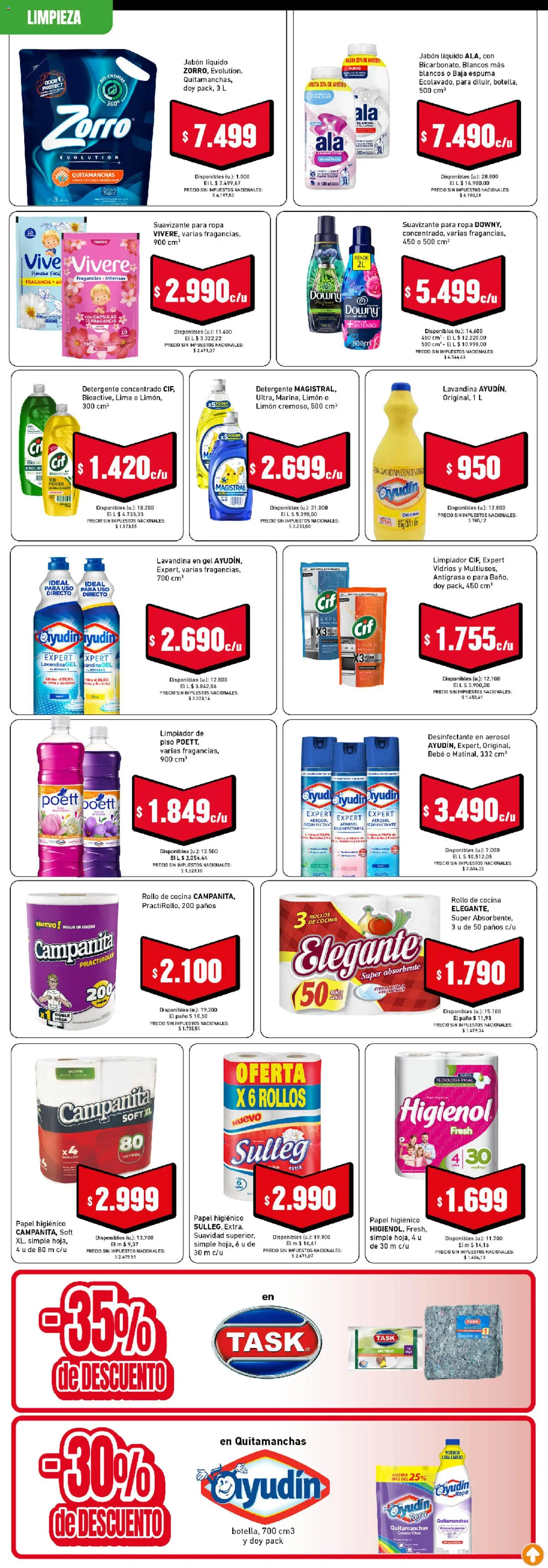 Cooperativa Obrera - Folleto │ válido desde el 13/08/2026 | Página: 7 | Productos: Desinfectante, Lavandina, Fragancia, Cápsulas