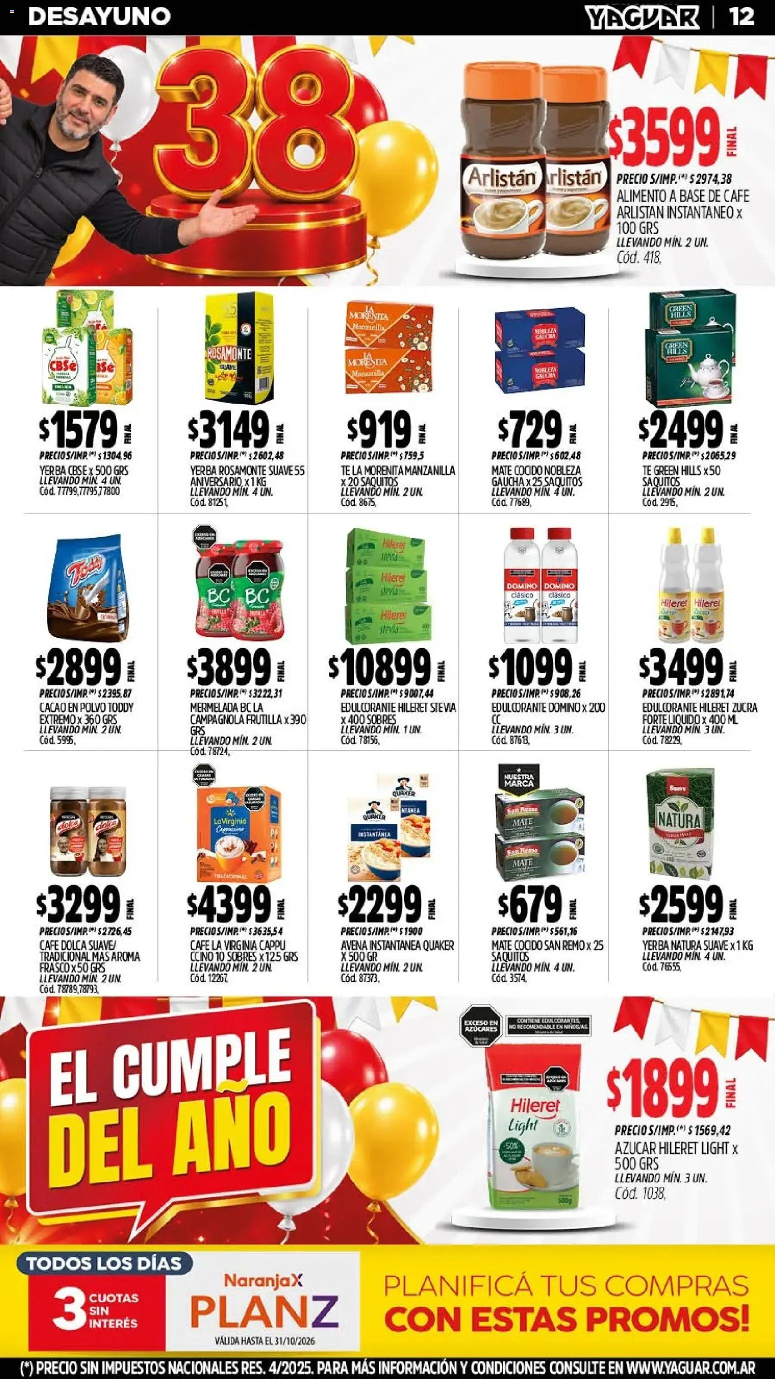 Yaguar - Oferta Semanal Trelew │ válido desde el 05/10/2026 | Página: 10