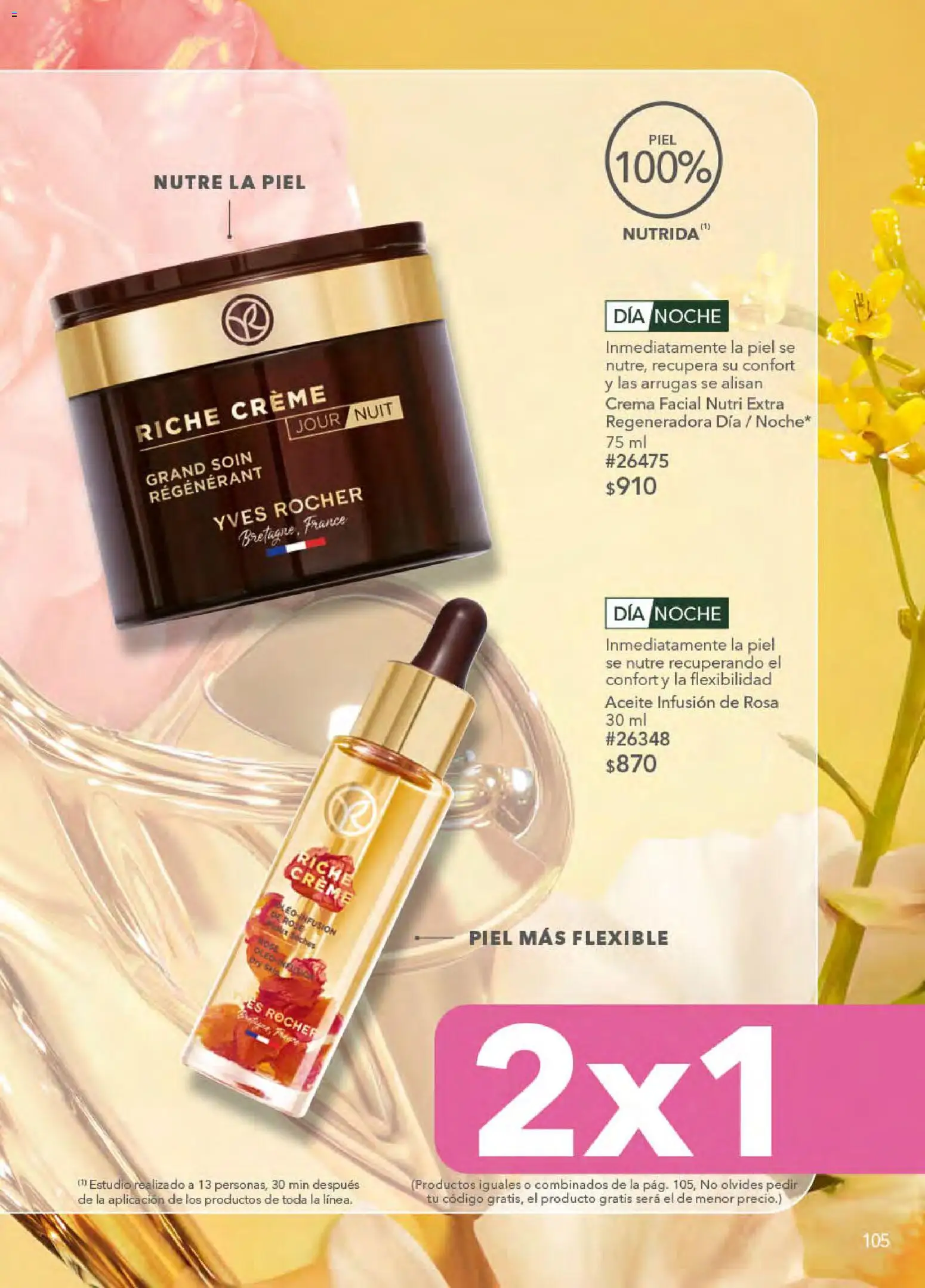 Nuevas ofertas de Yves Rocher válidas en toda la República Mexicana desde el 21.04.2026. ¡Encuentra las mejores ofertas en Yves Rocher campaña 6 2026! | Página: 107 | Productos: Crema, Aceite, Flexible