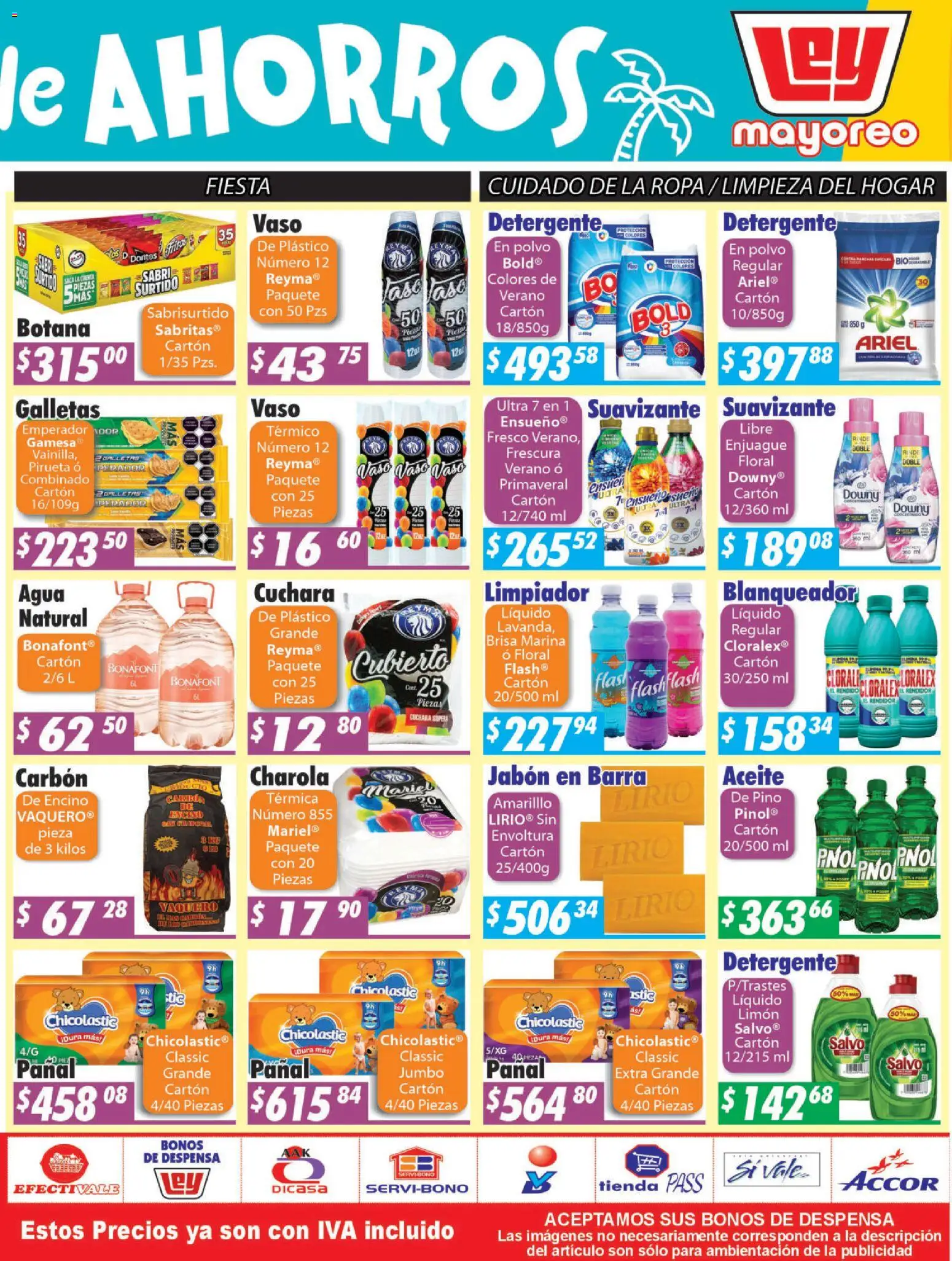 Nuevas ofertas de Casa Ley válidas en toda la República Mexicana desde el 10/08/2026. ¡Encuentra las mejores ofertas en Casa Ley folleto La Paz! | Página: 6 | Productos: Detergente, Galletas, Barra, Polvo