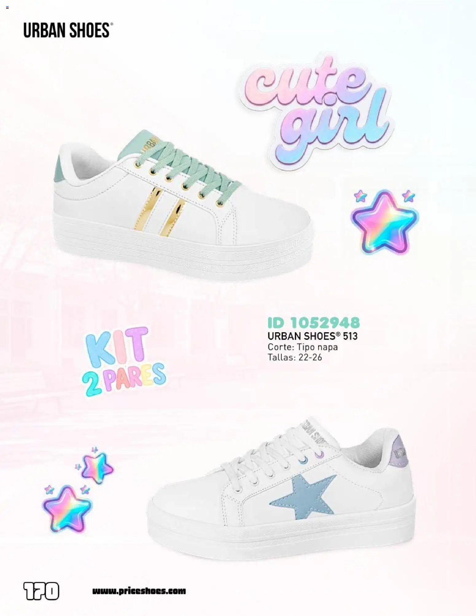 Nuevas ofertas de Price Shoes válidas en toda la República Mexicana desde el 12.06.2026. ¡Encuentra las mejores ofertas en Price Shoes catálogo Escolar! | Página: 170