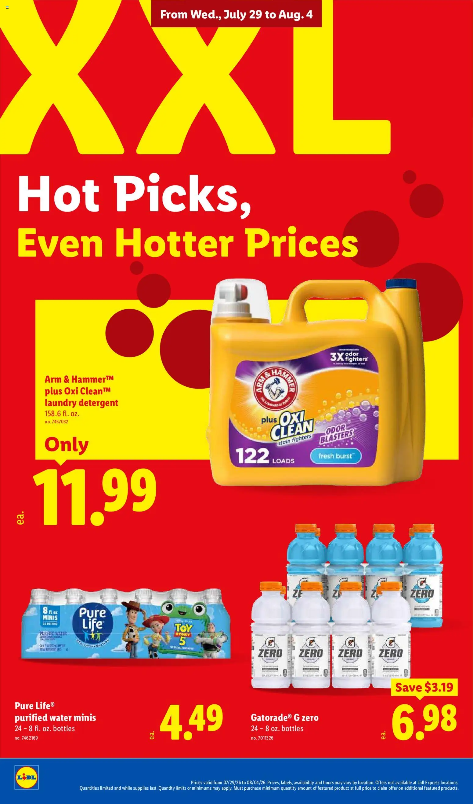 Lidl Weekly Ad - valid from 07/29/2026 | Page: 30 | Products: Detergent, Water