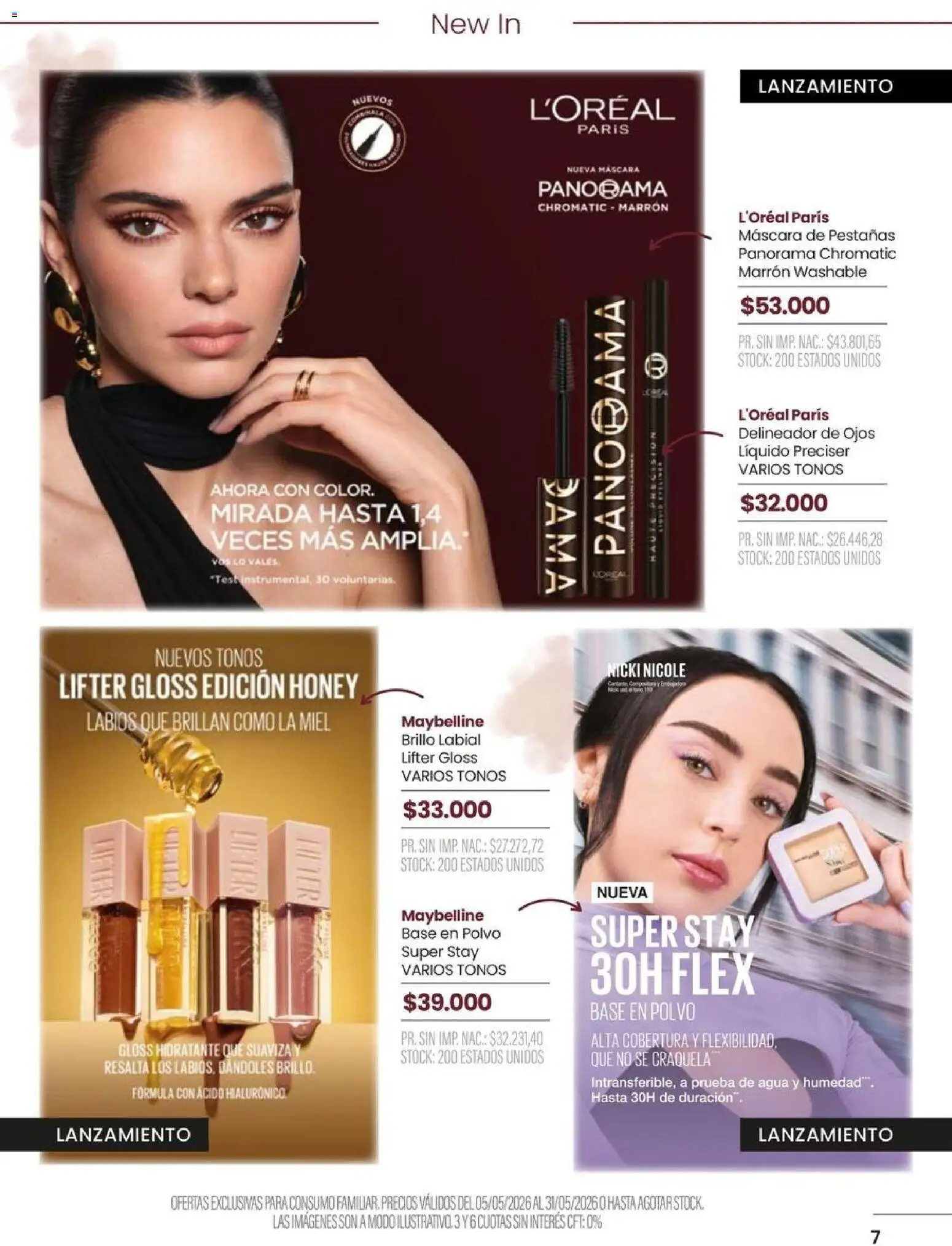 Pigmento catálogo │ válido desde el 05.05.2026 | Página: 7 | Productos: Polvo, Delineador de ojos, Delineador, Mascara de pestañas