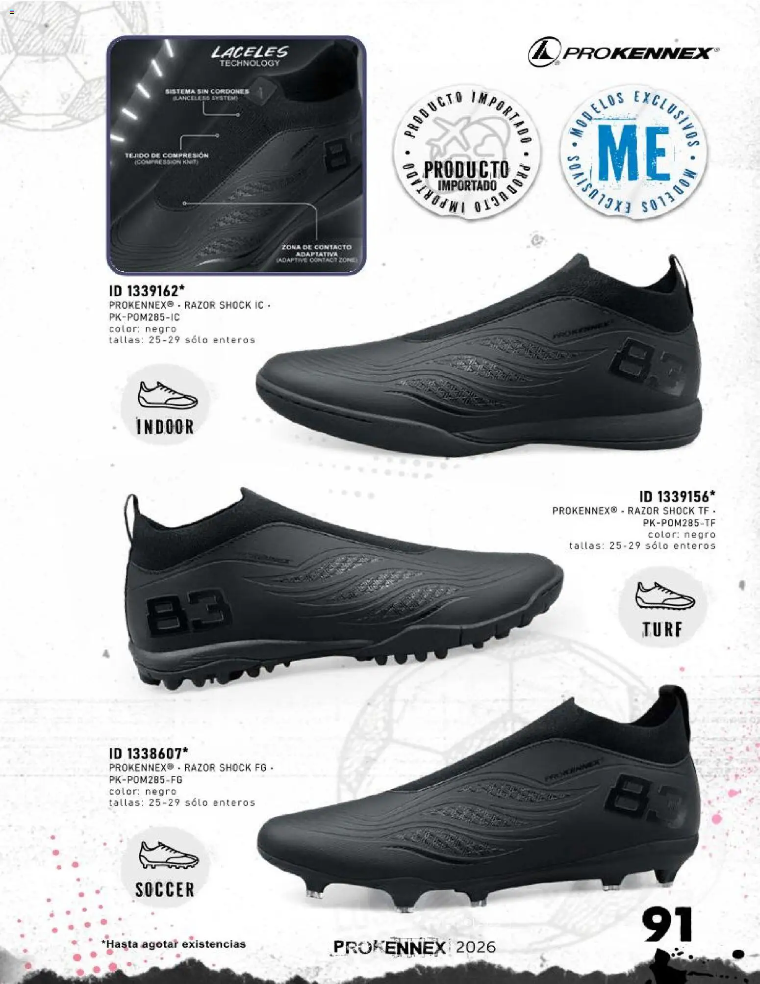 Nuevas ofertas de Price Shoes válidas en toda la República Mexicana desde el 15/09/2026. ¡Encuentra las mejores ofertas en Price Shoes catálogo Prokennex! | Página: 91 | Productos: Cordones