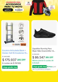Vista previa Mercado Libre catálogo válido desde el 20.05.2026 | Página: 2 | Productos: Escalera, Zapatillas