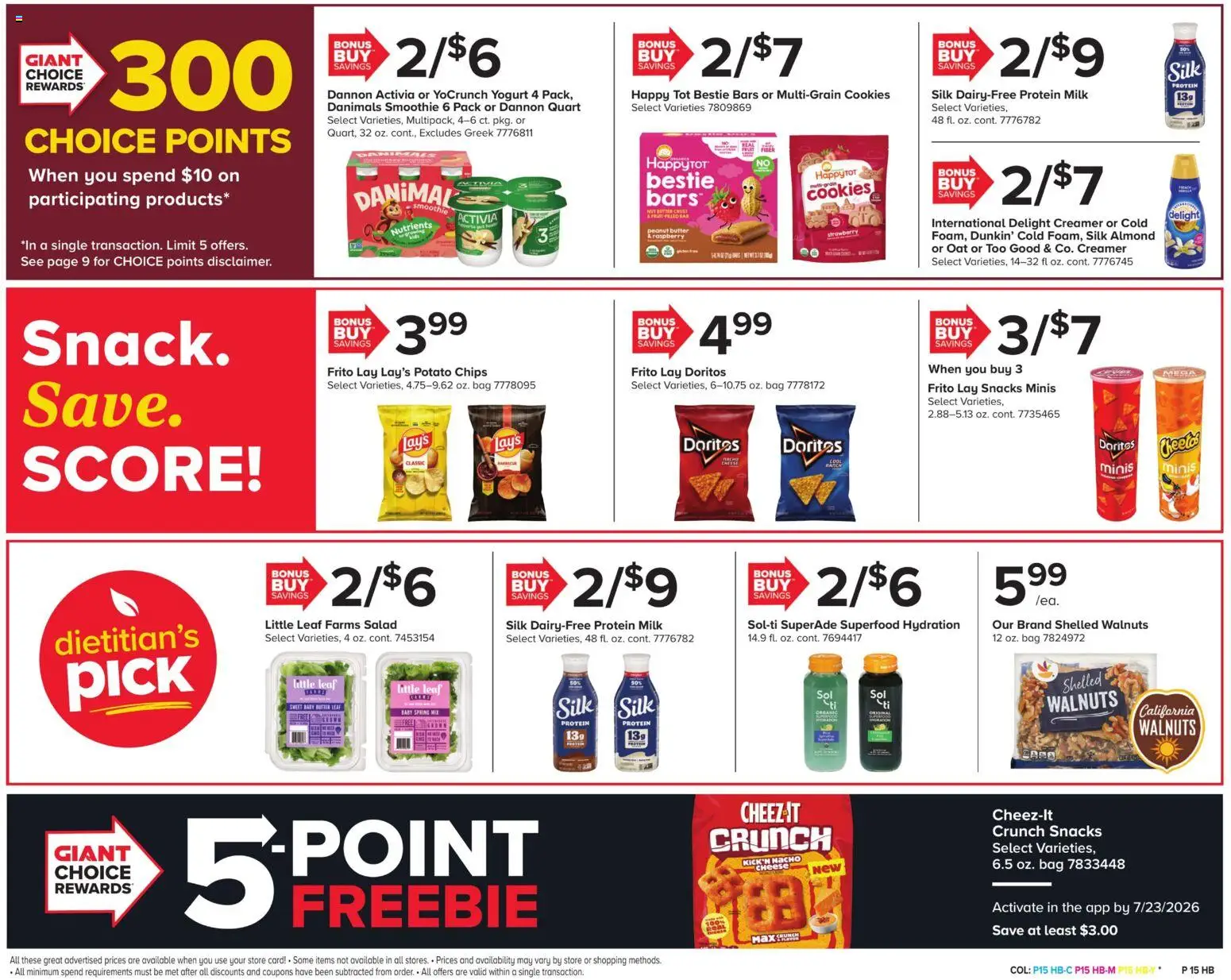 Giant Weekly Ad - valid from 07/17/2026 | Page: 16 | Products: Butter, Yogurt, Salad, Raspberry