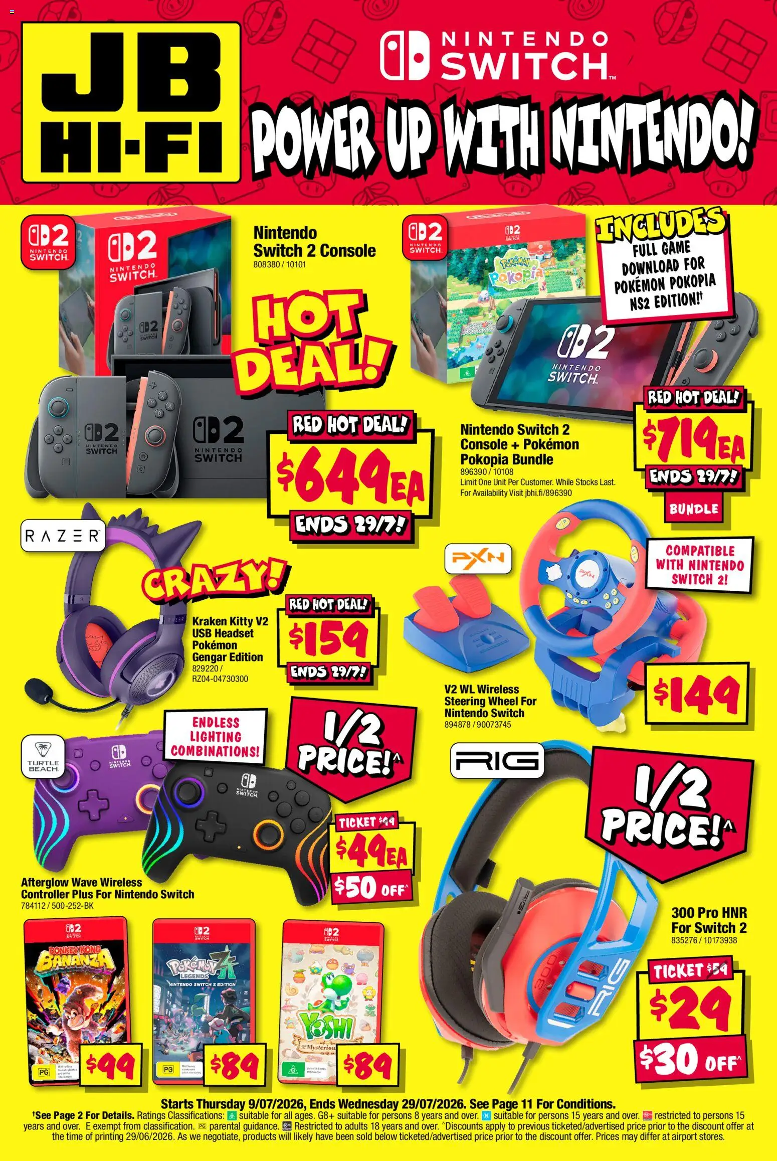 JB Hi-Fi weekly catalogue from 09/07/2026 catalogue cover