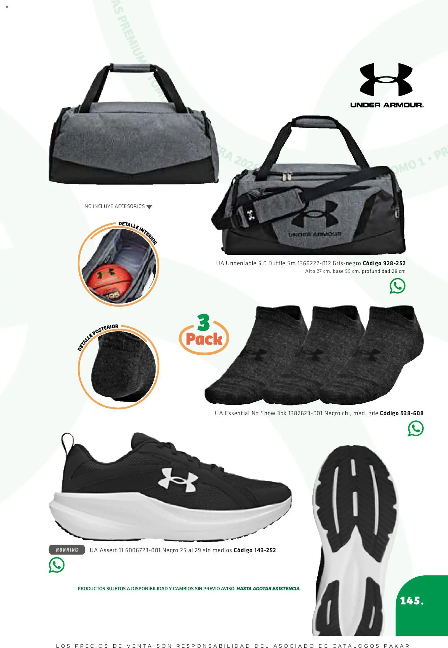 Nuevas ofertas de SC Pakar válidas en toda la República Mexicana desde el 27/02/2026. ¡Encuentra las mejores ofertas en SC Pakar catálogo Premium Men Tomo 1! | Página: 145