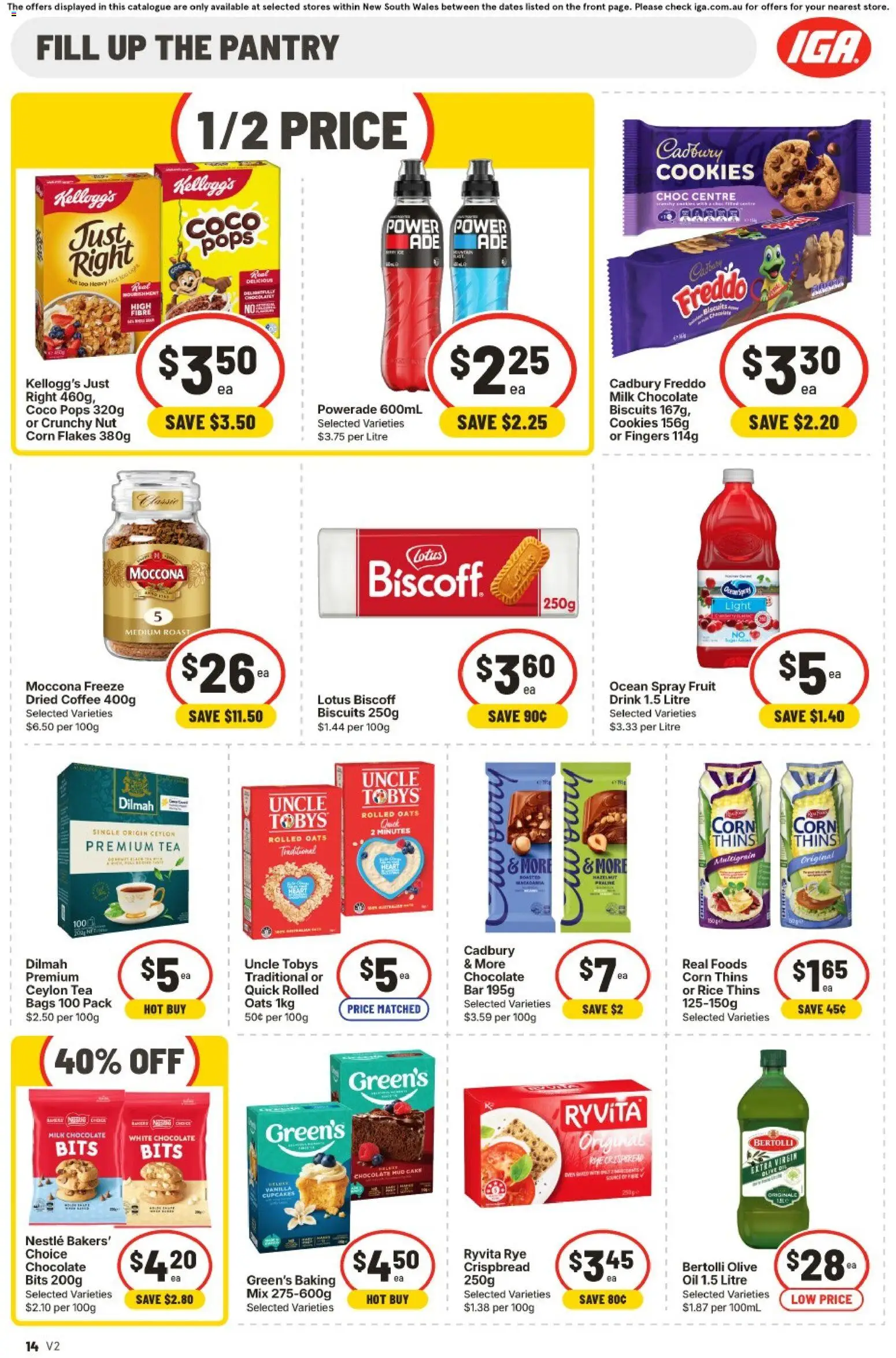 IGA catalogue - valid from 15/07/2026 | Page: 12 | Products: Pizza, Popcorn, Peach, Kettle