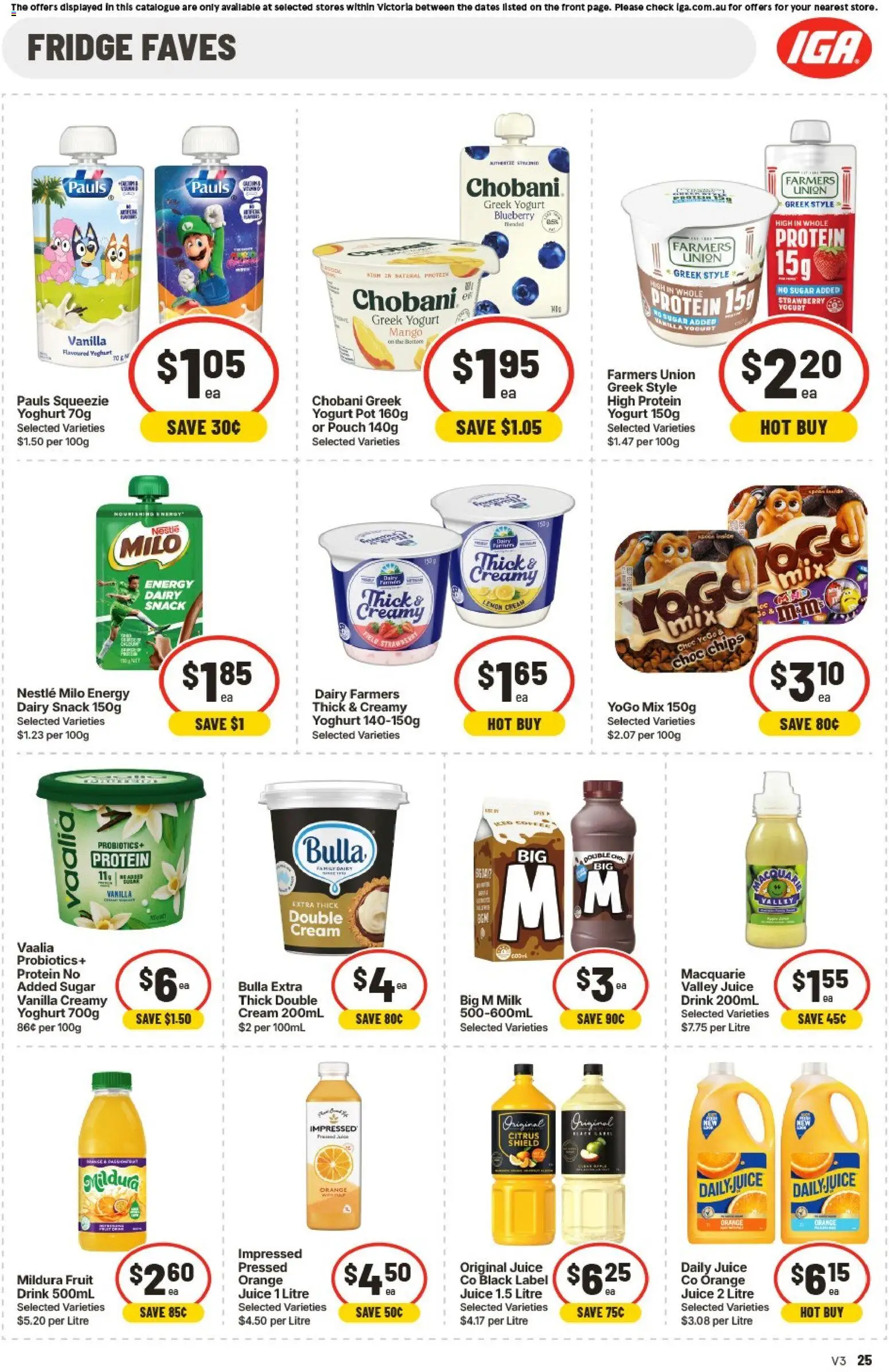 IGA catalogue - valid from 26/08/2026 | Page: 27 | Products: Chips, Lemon, Fridge, Vanilla