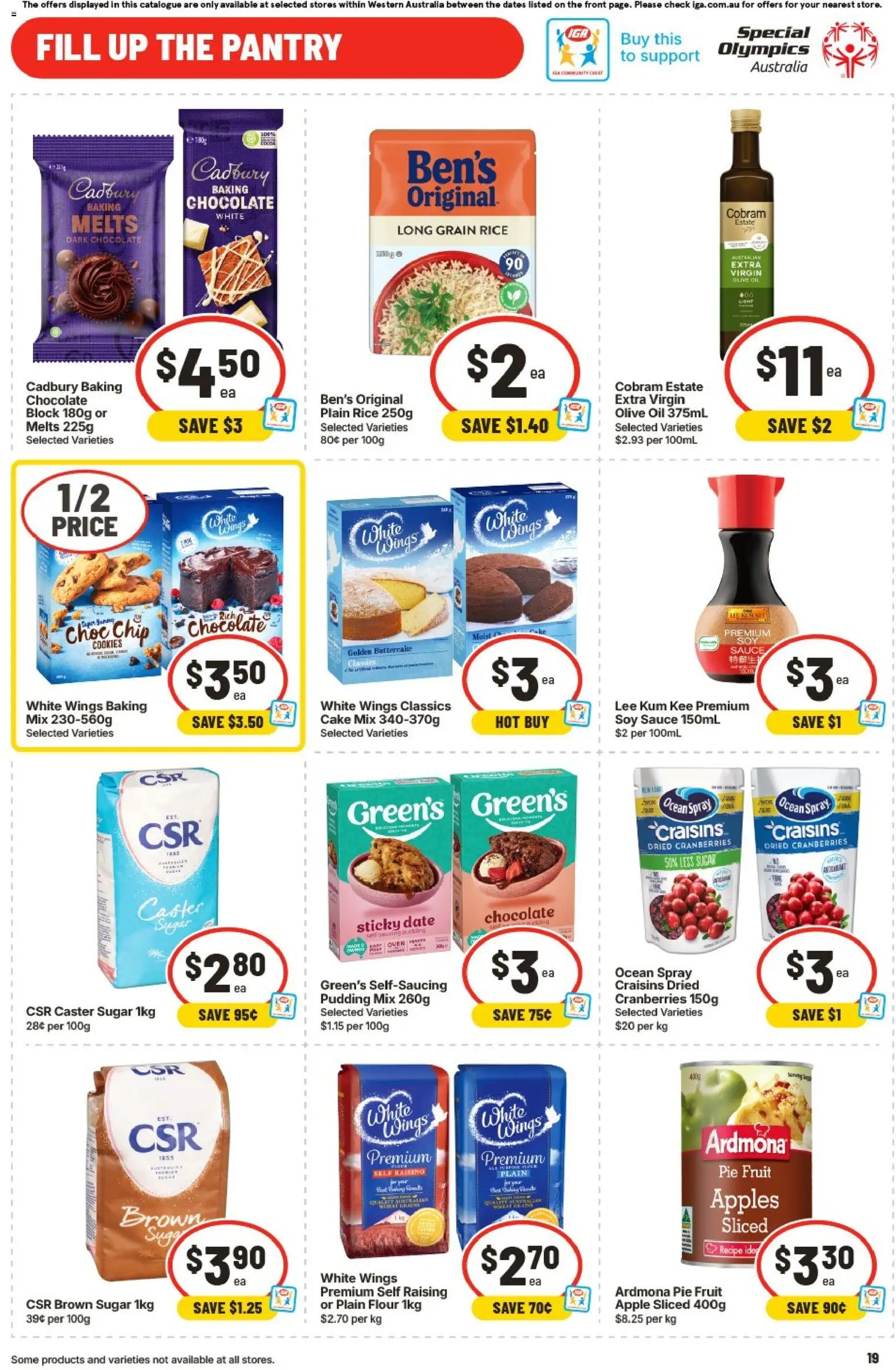 IGA catalogue - valid from 06.05.2026 | Page: 20 | Products: Flour, Oil, Apples, Rice