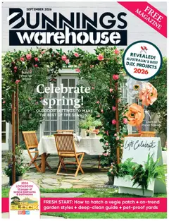 Preview of Bunnings Warehouse Bunnings Warehouse Magazine September - valid from 01/09/2026