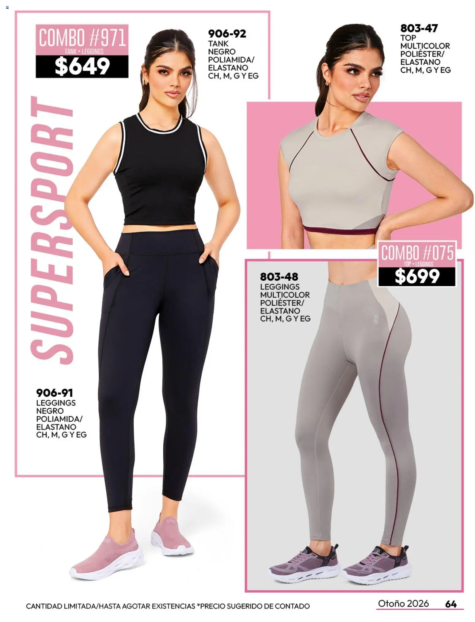 Nuevas ofertas de Cklass válidas en toda la República Mexicana desde el 08/07/2026. ¡Encuentra las mejores ofertas en Cklass catálogo Sportbrands caballero! | Página: 182 | Productos: Leggings, Top