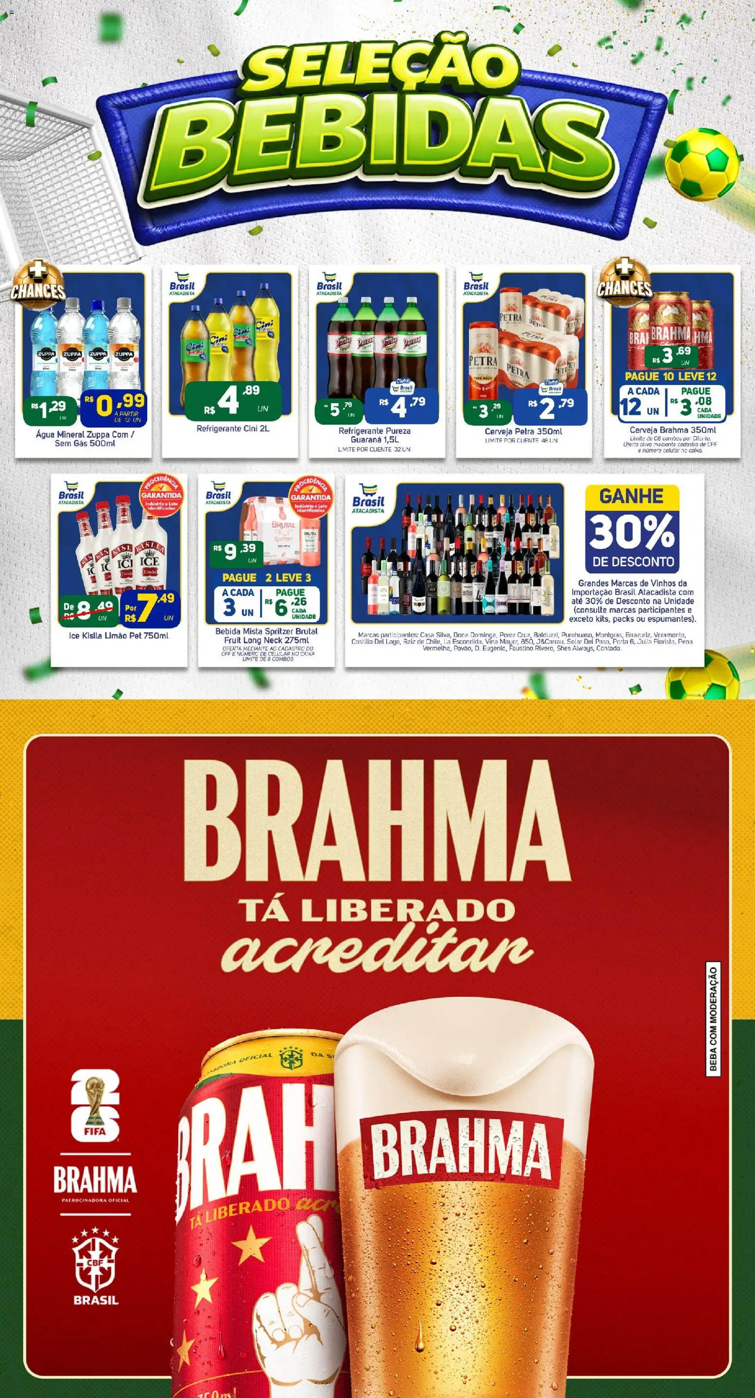 Brasil Atacadista Folheto - válido de 08.06.2026 | Página: 4 | Produtos: Celular, Guaraná, Porta, Refrigerante