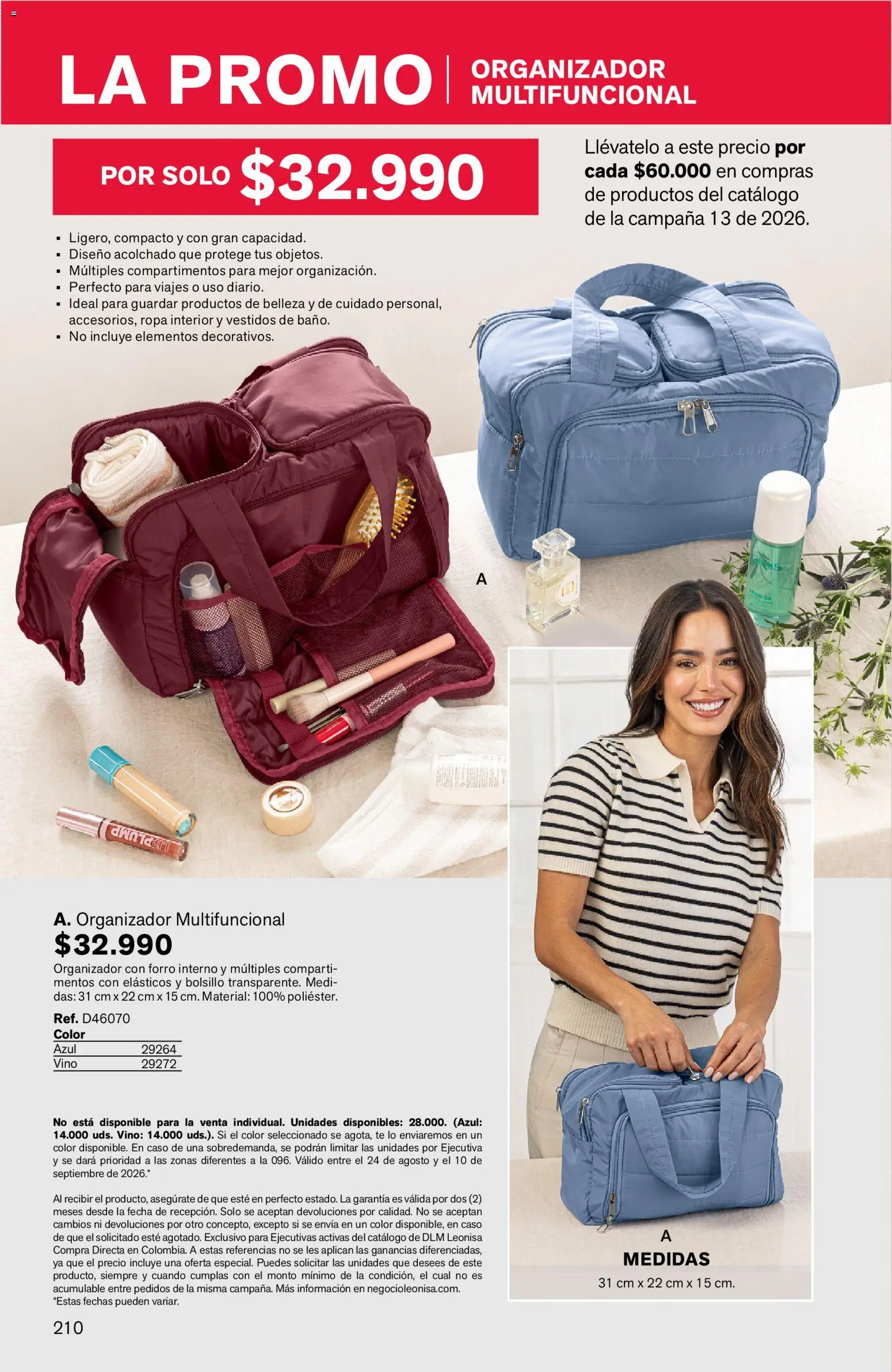 Leonisa revista - valida desde el 24/08/2026 | Página: 210 | Productos: Té, Ropa, Ropa interior, Vino