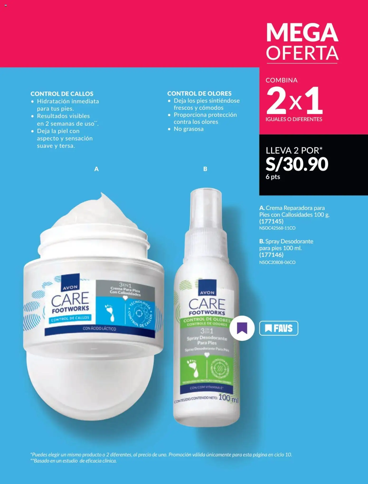 Catálogo Avon válido desde 17.06.2026 | Página: 144 | Productos: Desodorante, Crema
