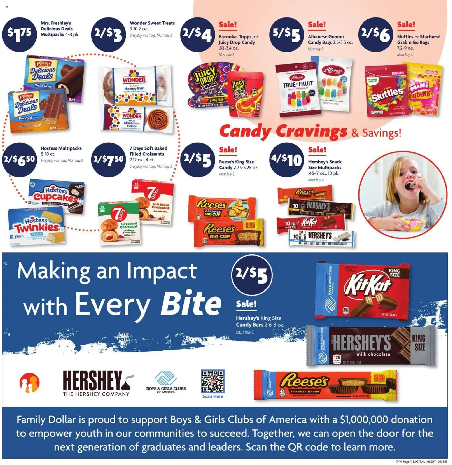 Family Dollar Weekly Ad - valid from 07/19/2026 | Page: 5 | Products: Butter, Chocolate, Croissants, Lime
