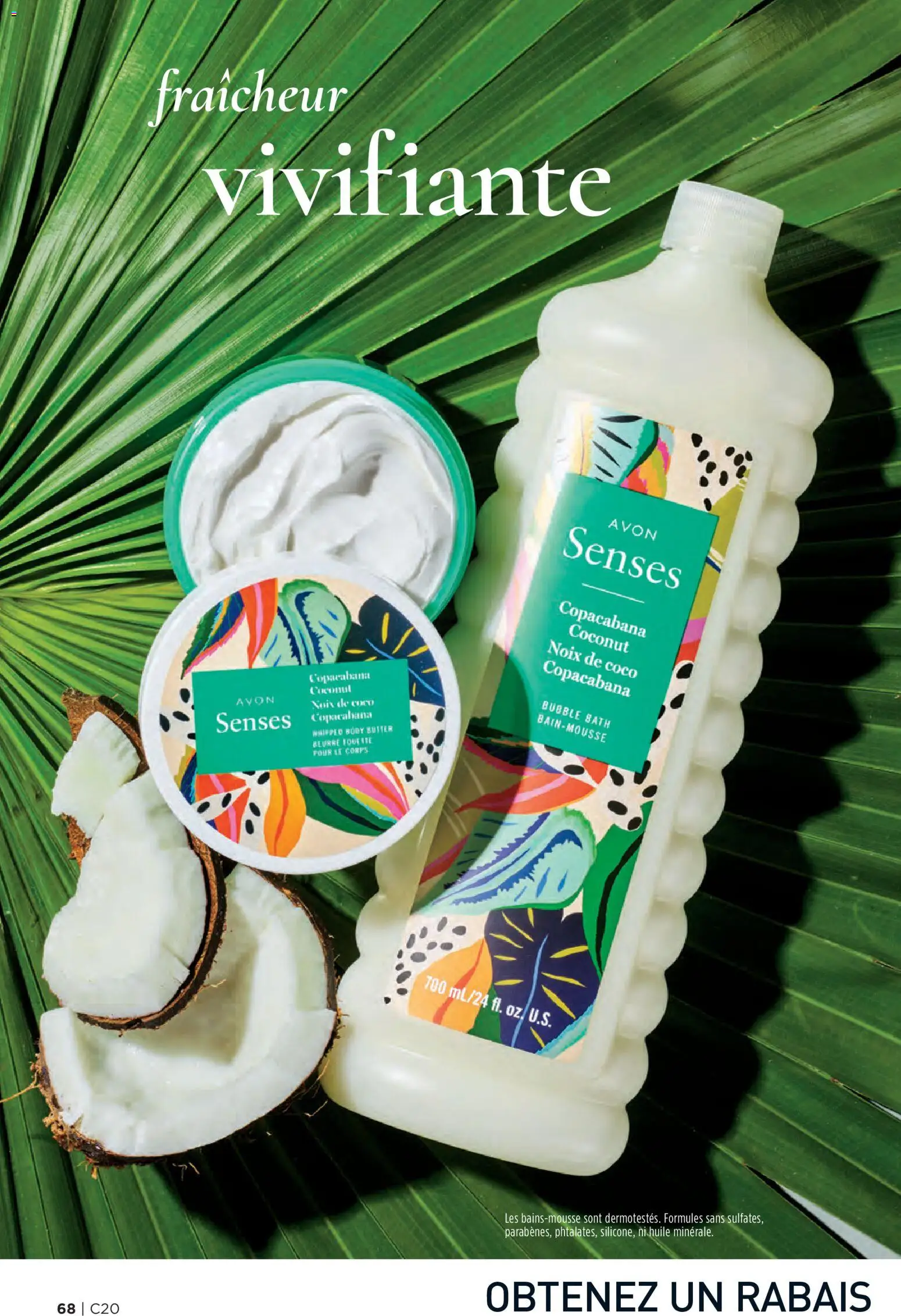 Avon flyer valid from Sep 23, 2026 | Page: 68 | Products: Coconut, Bubble bath, Bath, Butter