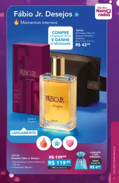 Jequiti - Revista 7/2026 - Pré-Visualização do folheto da loja Jequiti, válido de 12.05.2026 | Página: 9 | Produtos: Fragrância, Desodorante, Necessaire