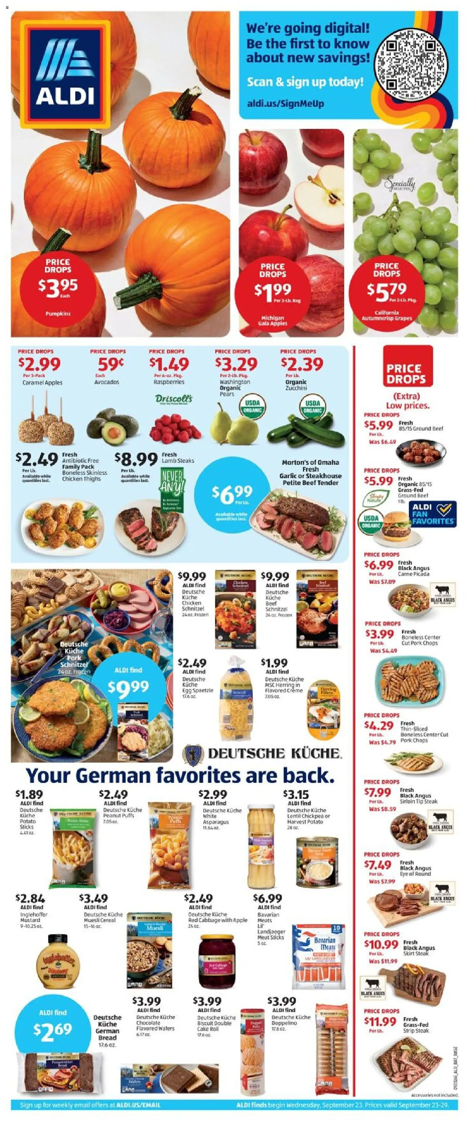Aldi Weekly Ad - valid from 09/23/2026 | Page: 1