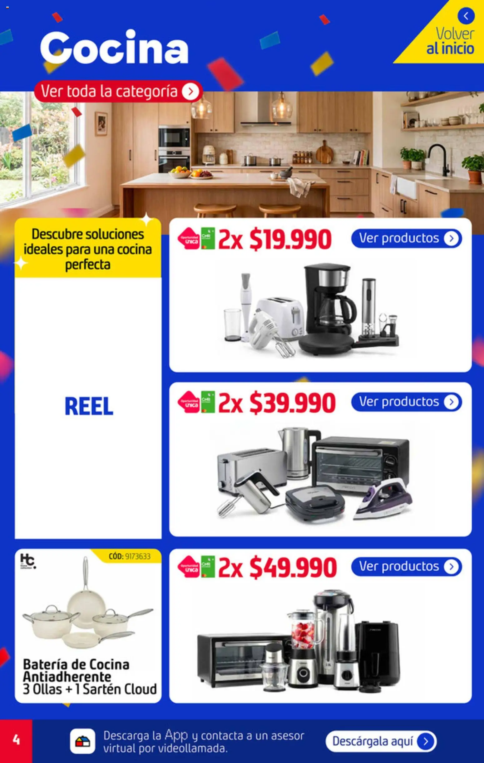 Sodimac catálogo │ válido desde el 09.08.2026 | Página: 4 | Productos: Cocina, Batería, Sartén