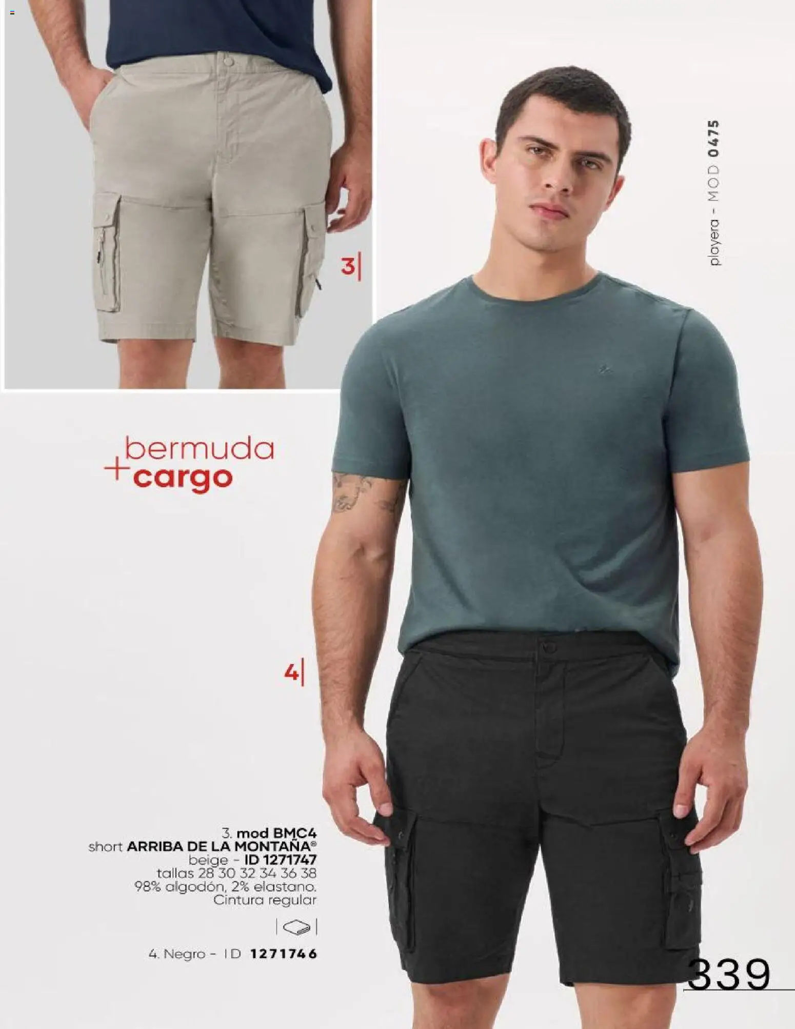 Nuevas ofertas de Price Shoes válidas en toda la República Mexicana desde el 16.06.2026. ¡Encuentra las mejores ofertas en Price Shoes catálogo Cierre de temporada! | Página: 339 | Productos: Playera, Short, Bermuda