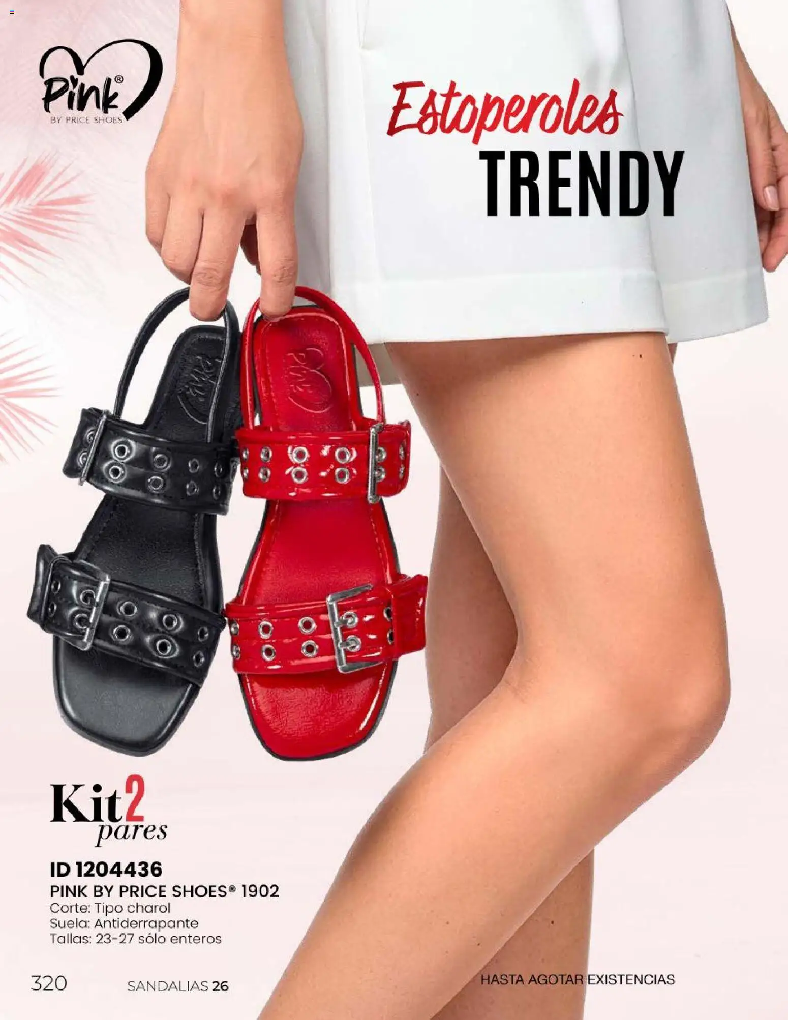 Nuevas ofertas de Price Shoes válidas en toda la República Mexicana desde el 31.01.2026. ¡Encuentra las mejores ofertas en Price Shoes Catálogo Sandalias ! | Página: 320 | Productos: Sandalias