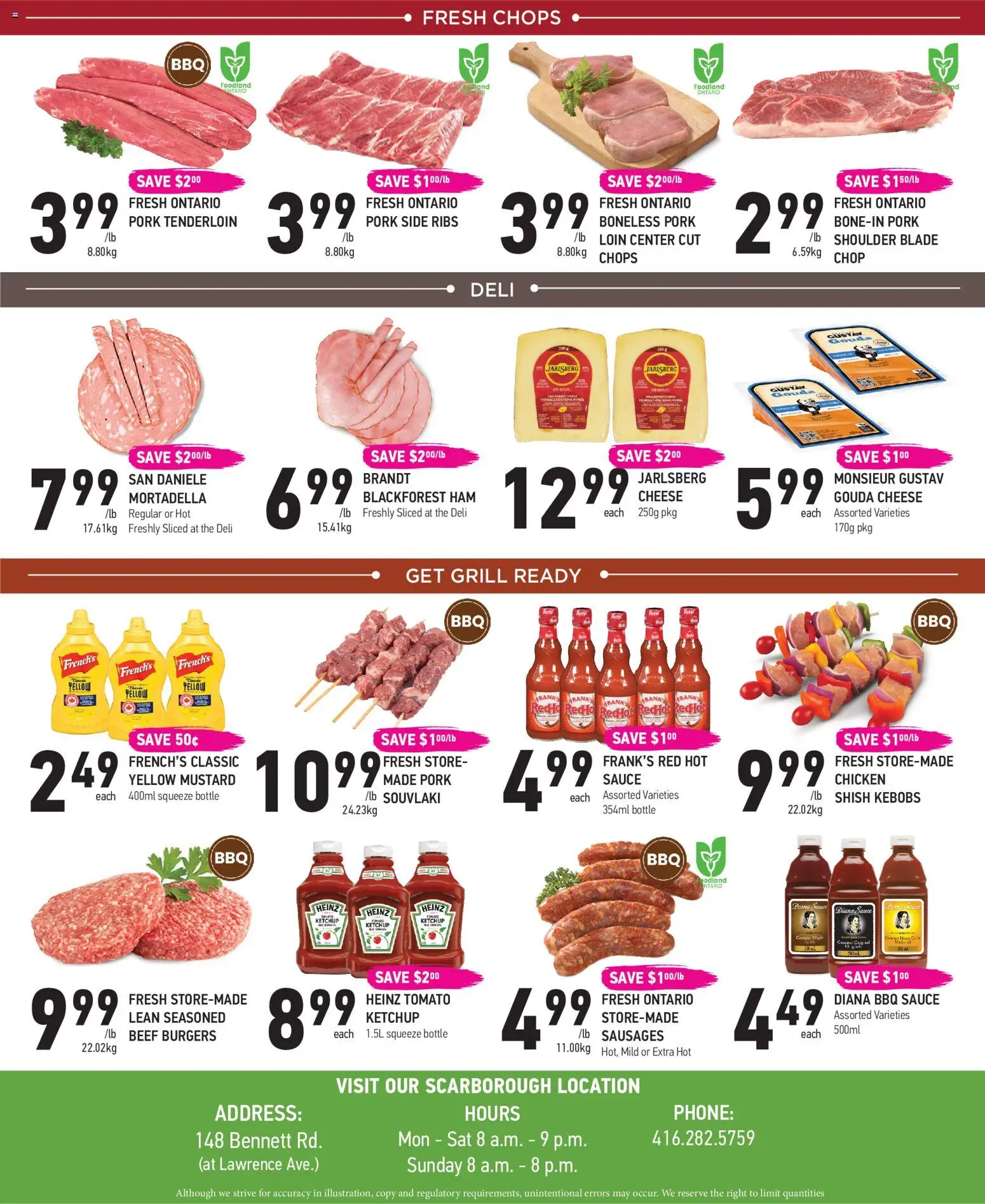 Coppas Fresh Market flyer valid from 11.06.2026 | Page: 4 | Products: Beef, Ketchup, Phone, Pork