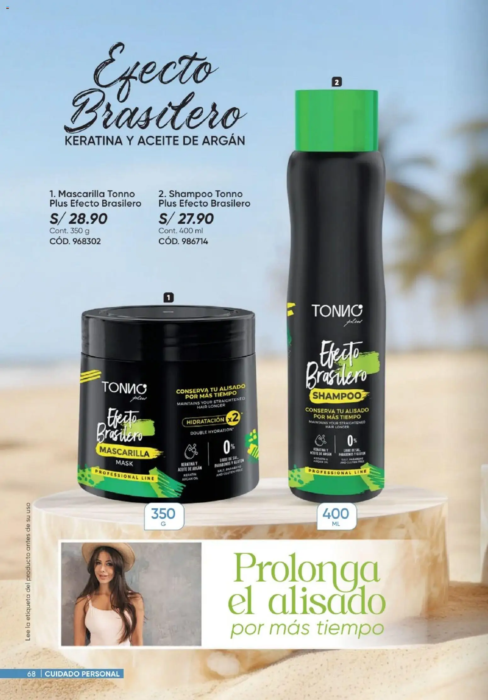 Catálogo Azzorti válido desde 20/09/2026 | Página: 68 | Productos: Shampoo, Sal, Aceite