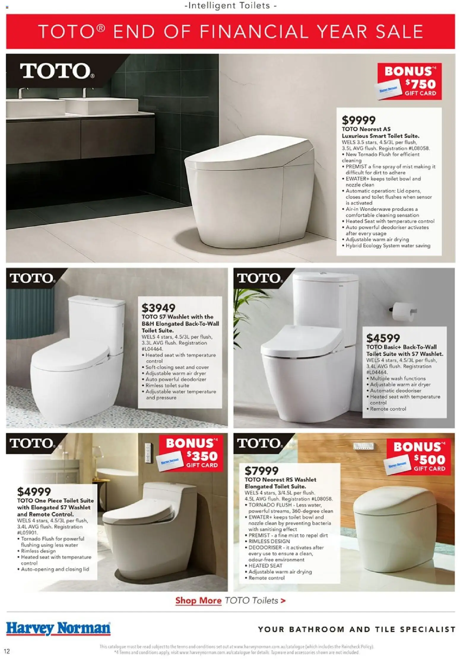 Harvey Norman catalogue - valid from 07.05.2026 | Page: 12 | Products: Water, Accessories, Dryer, Bathroom