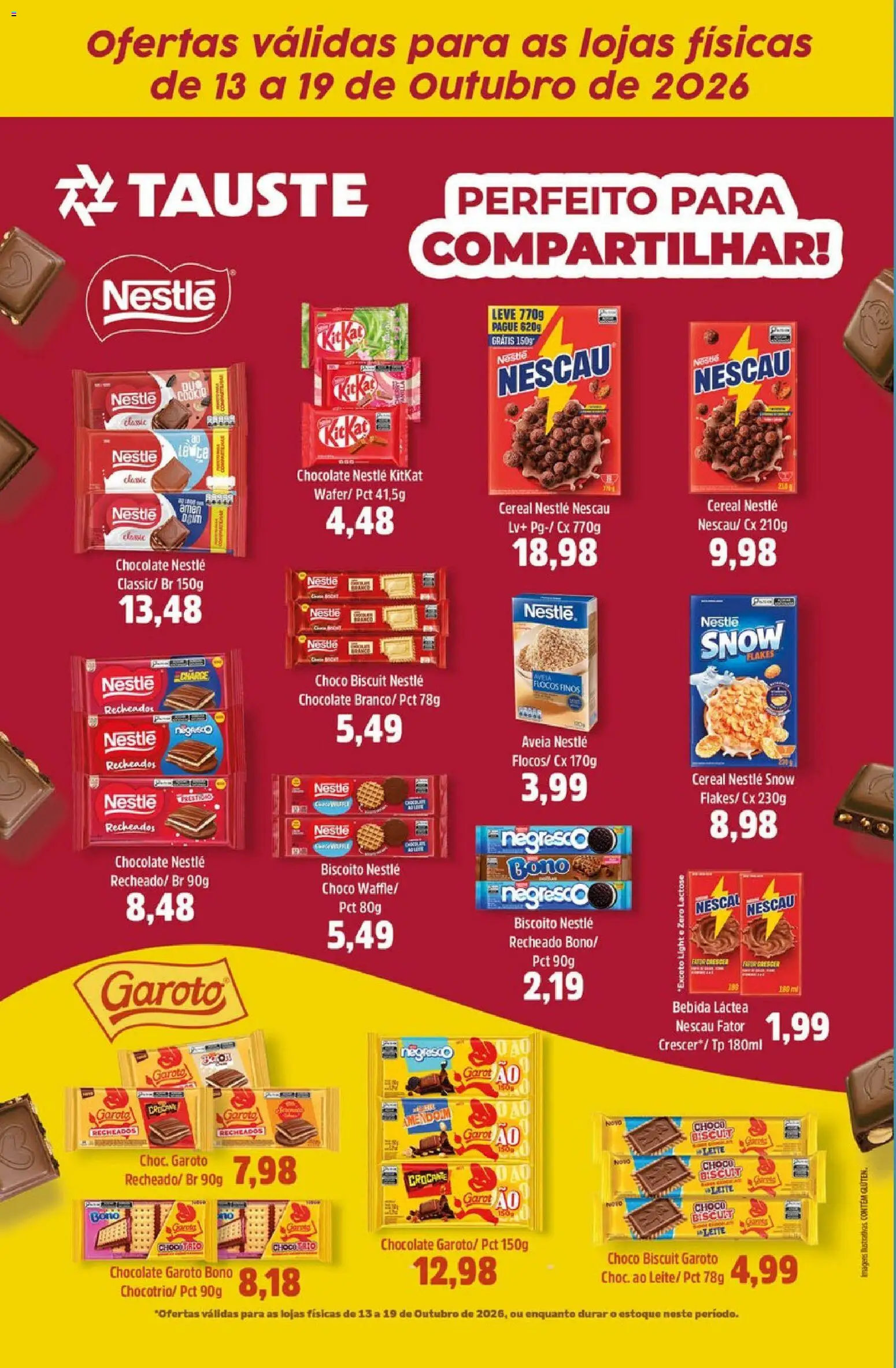 Tauste Terça-feira 13 Outubro Ofertas Top