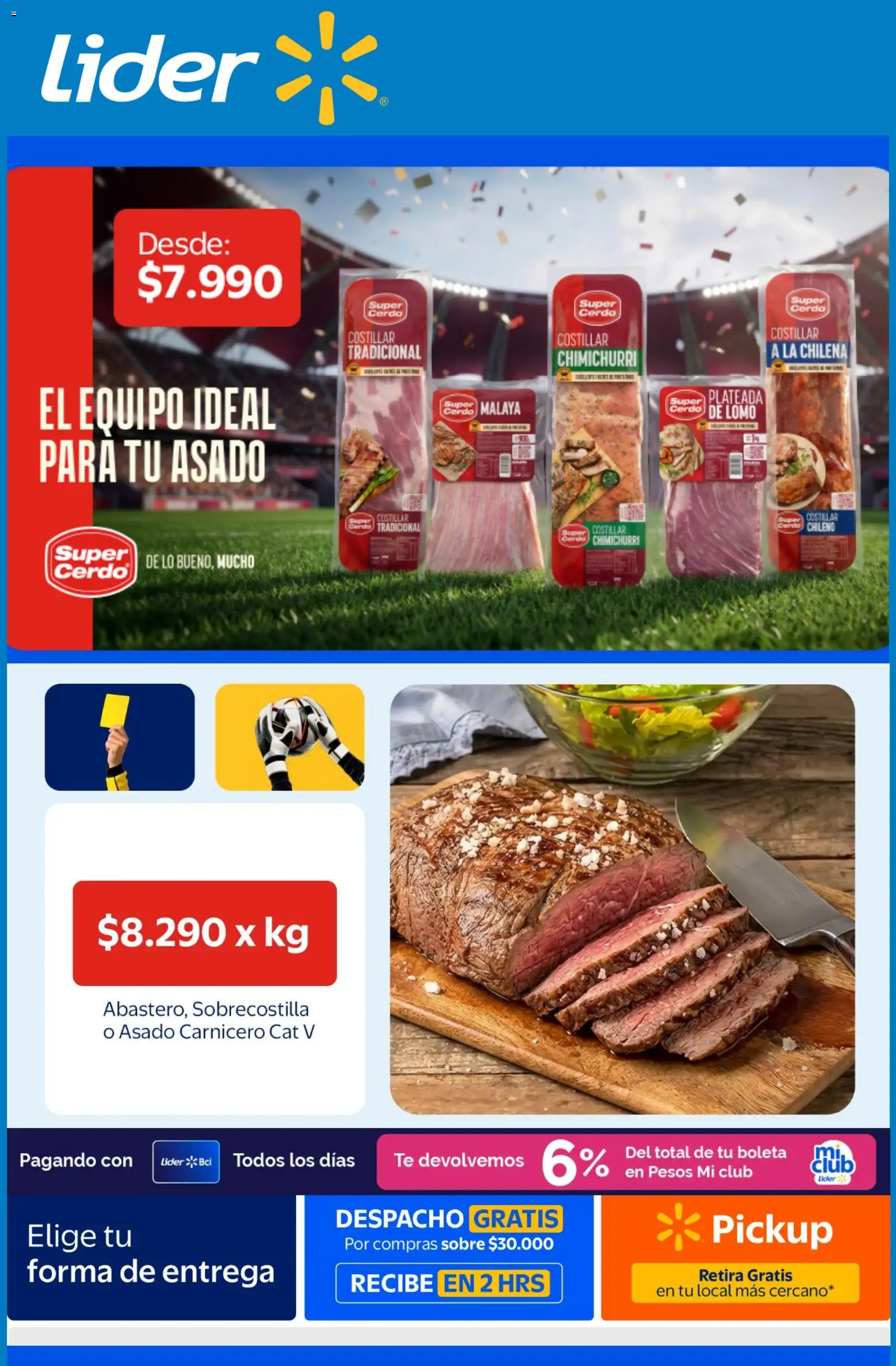 Lider Ofertas │ válido desde el 30.06.2026 | Página: 1 | Productos: Sobre, Cerdo, Té
