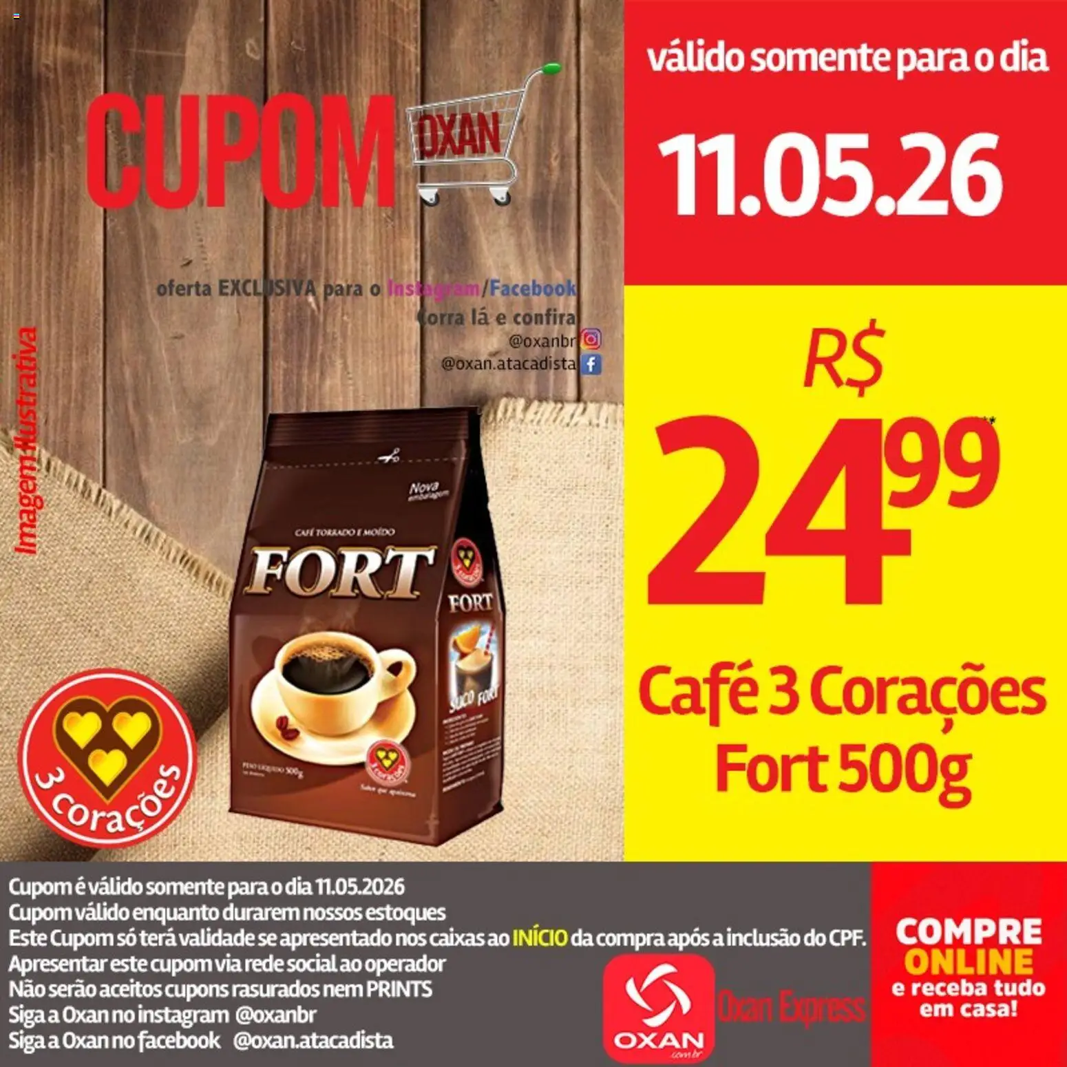 Oxan Atacadista Folheto - válido de 11.05.2026 | Página: 4 | Produtos: Café