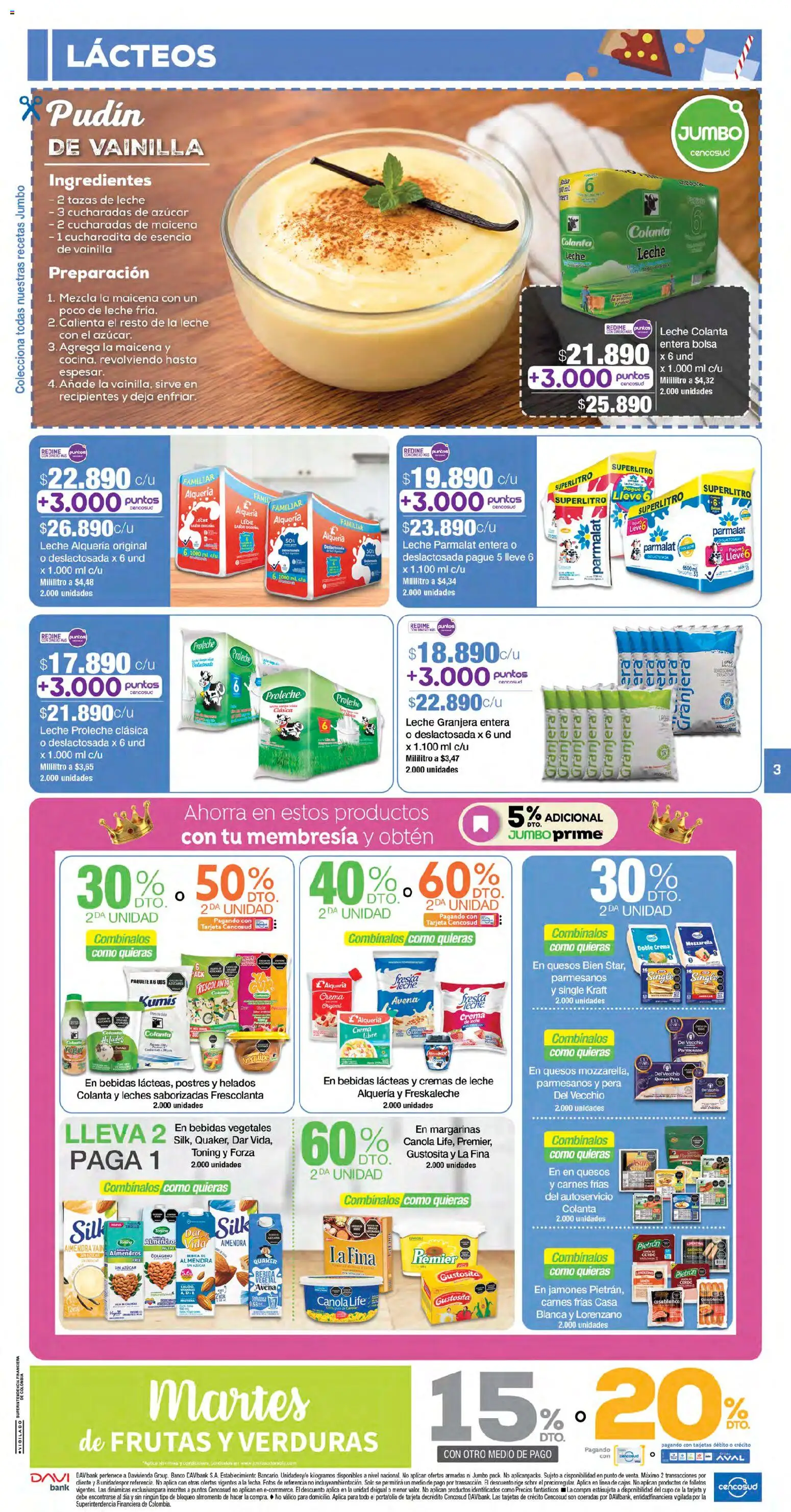 Jumbo revista - valida desde el 04/09/2026 | Página: 3 | Productos: Bebidas, Almendras, Avena, Yogur