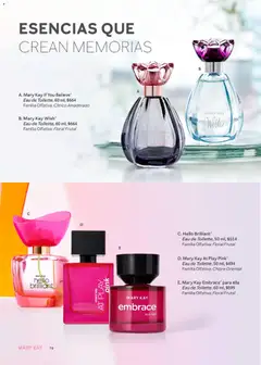Vista previa de Catálogo Mary Kay Mayo Junio 2026, nuevo folleto de la tienda, válido en México a partir del 01.05.2026 | Página: 70 | Productos: Esencias, Eau de toilette